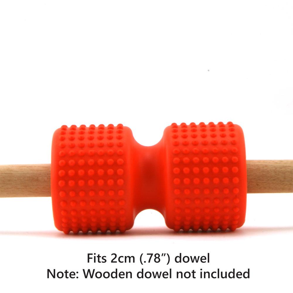 Lockeroom Posture Pro Thoracic Mobility Roller - Foam Roller for Back Pain Relief & Posture Correction - Orange - Perfect for Yoga, Physical Therapy & Home Workouts