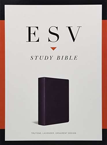 ESV Study Bible - TruTone Cover in Lavender with Ornament Design | Premium Leather-Like Bible for Christians, Bible Study & Gift Giving
