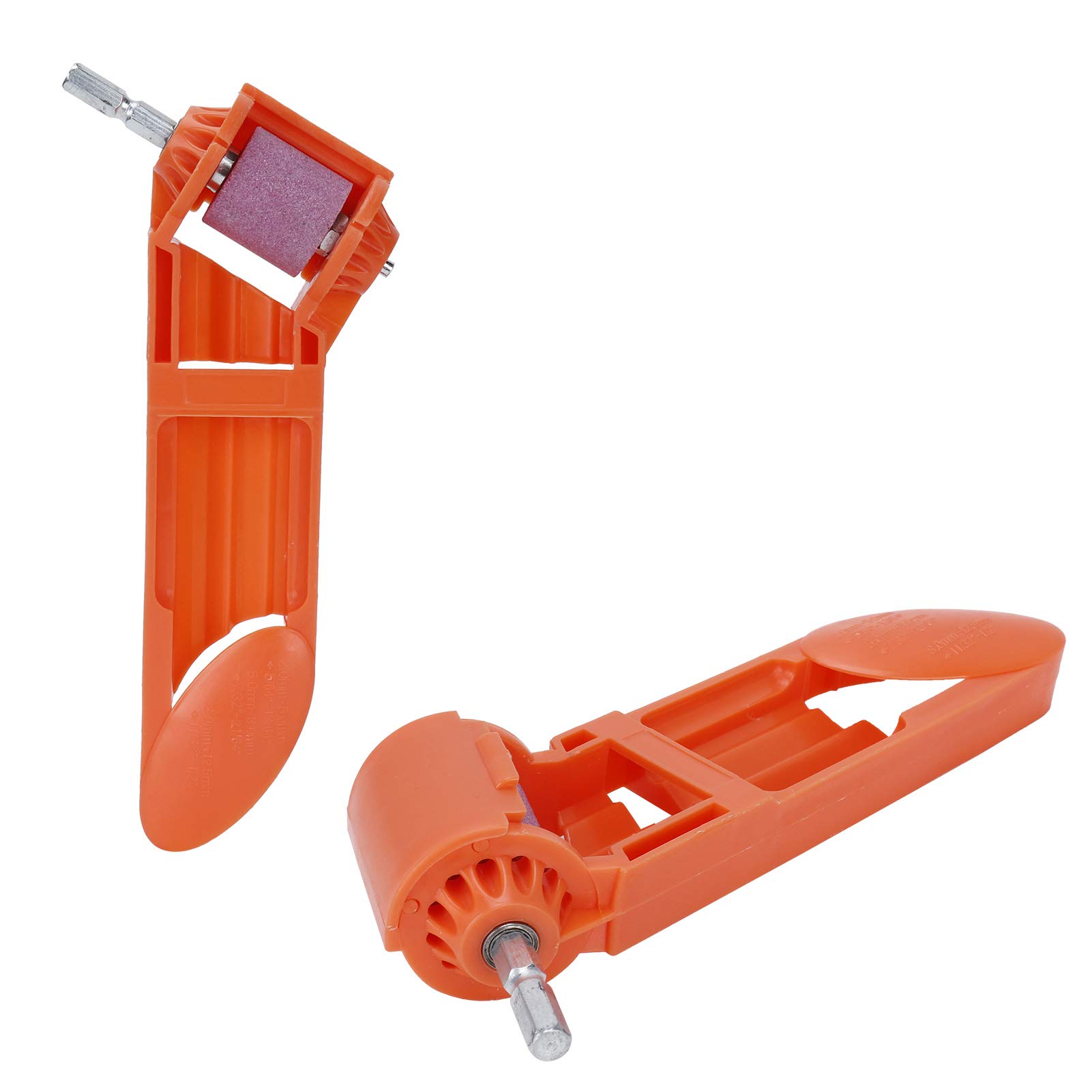 Diamond Drill Bit Sharpener Tool - Portable Drill Sharpening Machine for Iron & Steel Drills | Grinder & Polisher Set for Metalworking & DIY Projects | Perfect for Home Workshops & Professional Use (Orange)