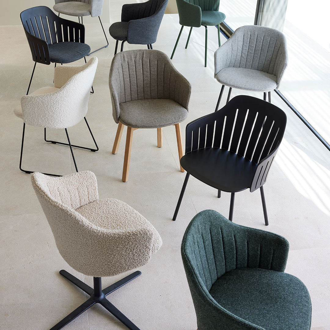 Comfortable 4-Leg Chair with Back and Seat Cushion - Perfect for Home Office, Living Room, or Bedroom Relaxation