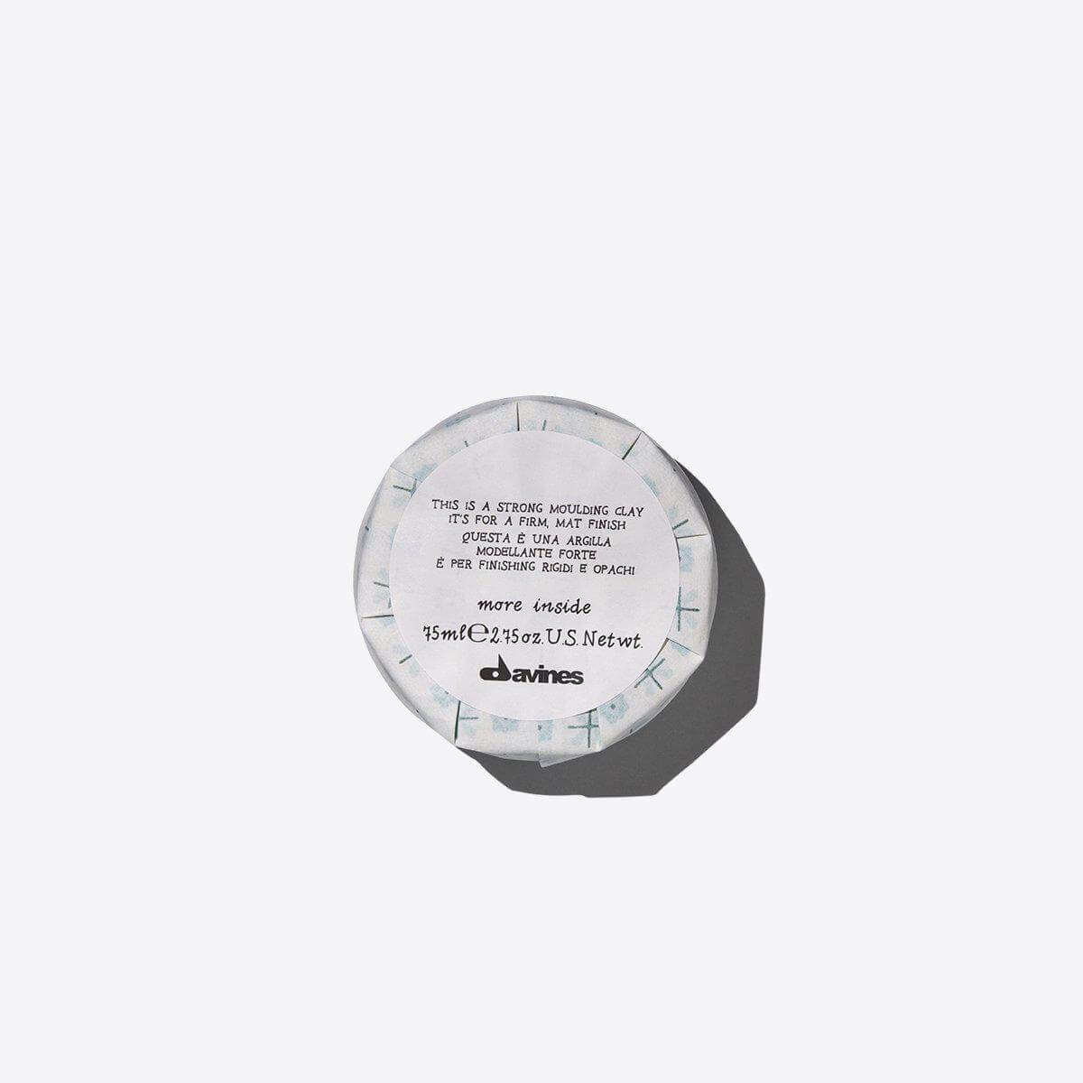 Davines This is a Strong Molding Clay for Men - Hair Styling Wax with Firm Hold & Natural Finish - Perfect for Textured, Spiky & Messy Hairstyles