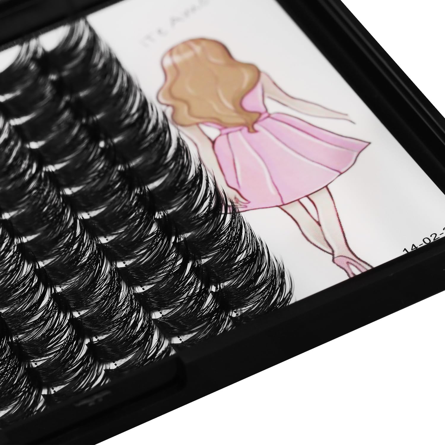 Premium 3D Effect Glue Bonded Cluster Eyelashes - 120 Clusters/Box, 8MM Wide Cluster, Natural False Eyelashes for Home & Professional Lash Extensions | Perfect for Parties, Weddings & Everyday Glam