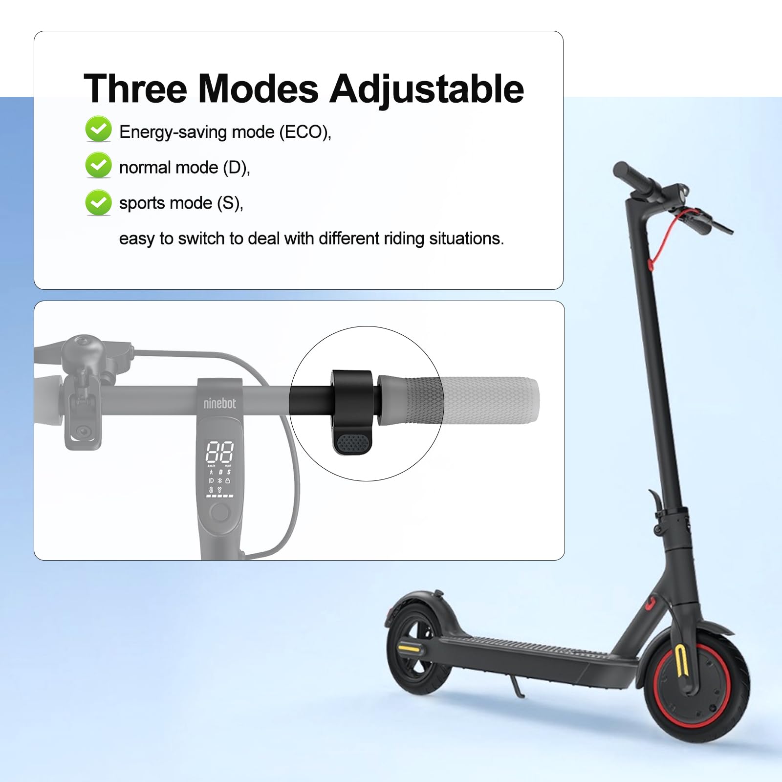 Xiaomi M365/Pro 1S Electric Scooter Throttle Replacement Part - Male Connector | Compatible with Xiaomi Electric Scooters | Perfect for Commuting & Urban Travel