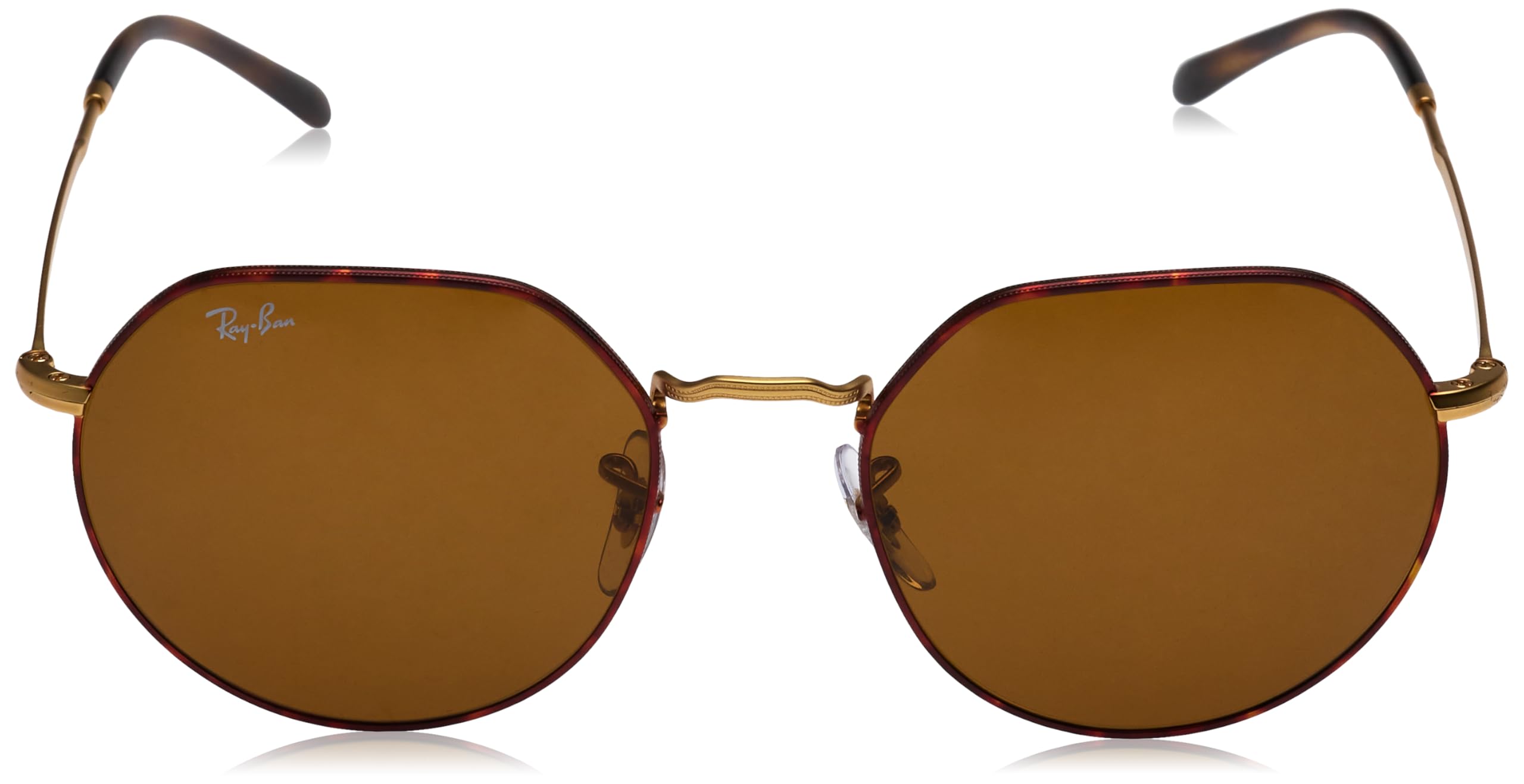 Ray-Ban RB3565 Jack Round Polarized Sunglasses for Men & Women - UV Protection, Classic Aviator Style for Driving, Travel & Outdoor Activities