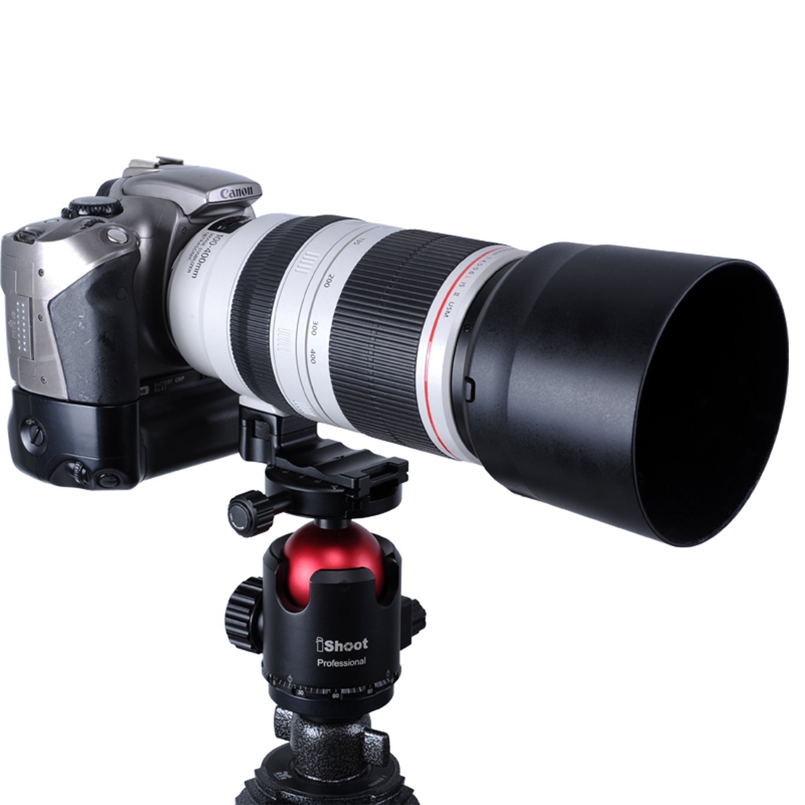 Canon EF 100-400mm f/4.5-5.6L IS II USM Lens Collar Tripod Mount Ring with Arca-Swiss Quick Release Plate - Compatible with Ball Heads for DSLR Photography, Wildlife & Sports Shooting