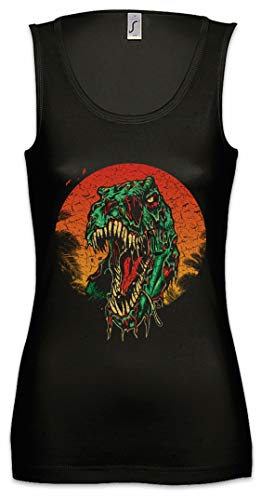 Urban Backwoods Zombie Rex Women's Tank Top - Gym Fitness Training Shirt for Workouts & Running | Stylish Casual Wear for Women
