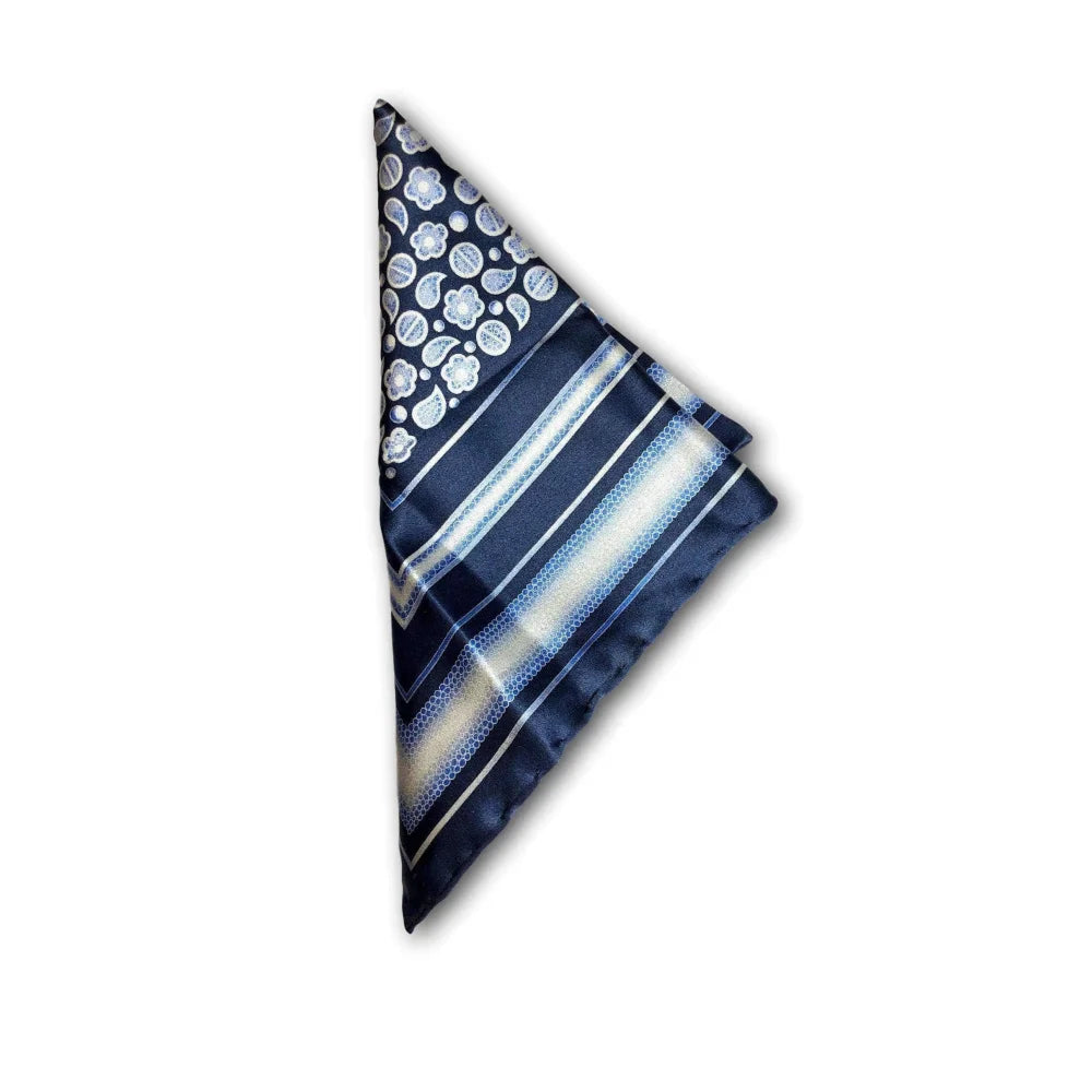 Authentic James Gandolfini Autographed Tie & Handkerchief Set from The Sopranos - Tony Soprano Memorabilia with COA - Perfect for TV Show Collectors and Sopranos Fans Display