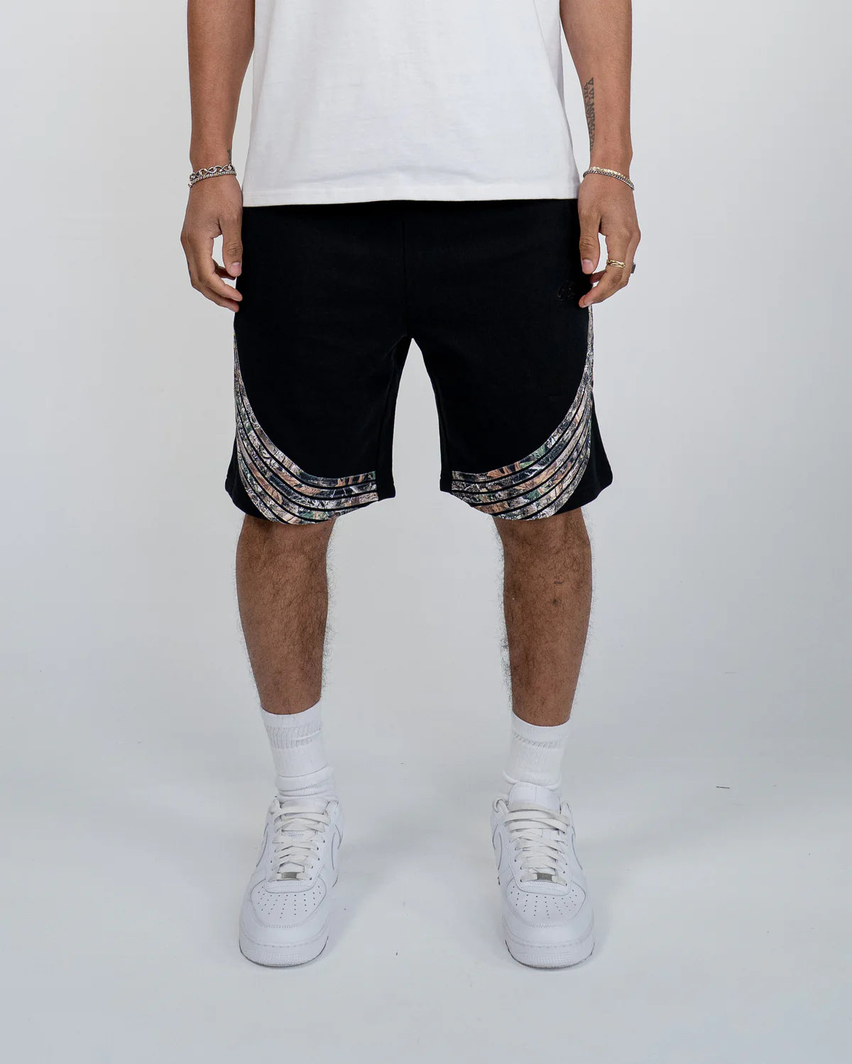 EPTM CAMO HIGHLAND SHORTS - Tactical Outdoor Shorts for Men, Black Camouflage Hiking & Hunting Shorts - Perfect for Camping, Fishing, and Outdoor Adventures