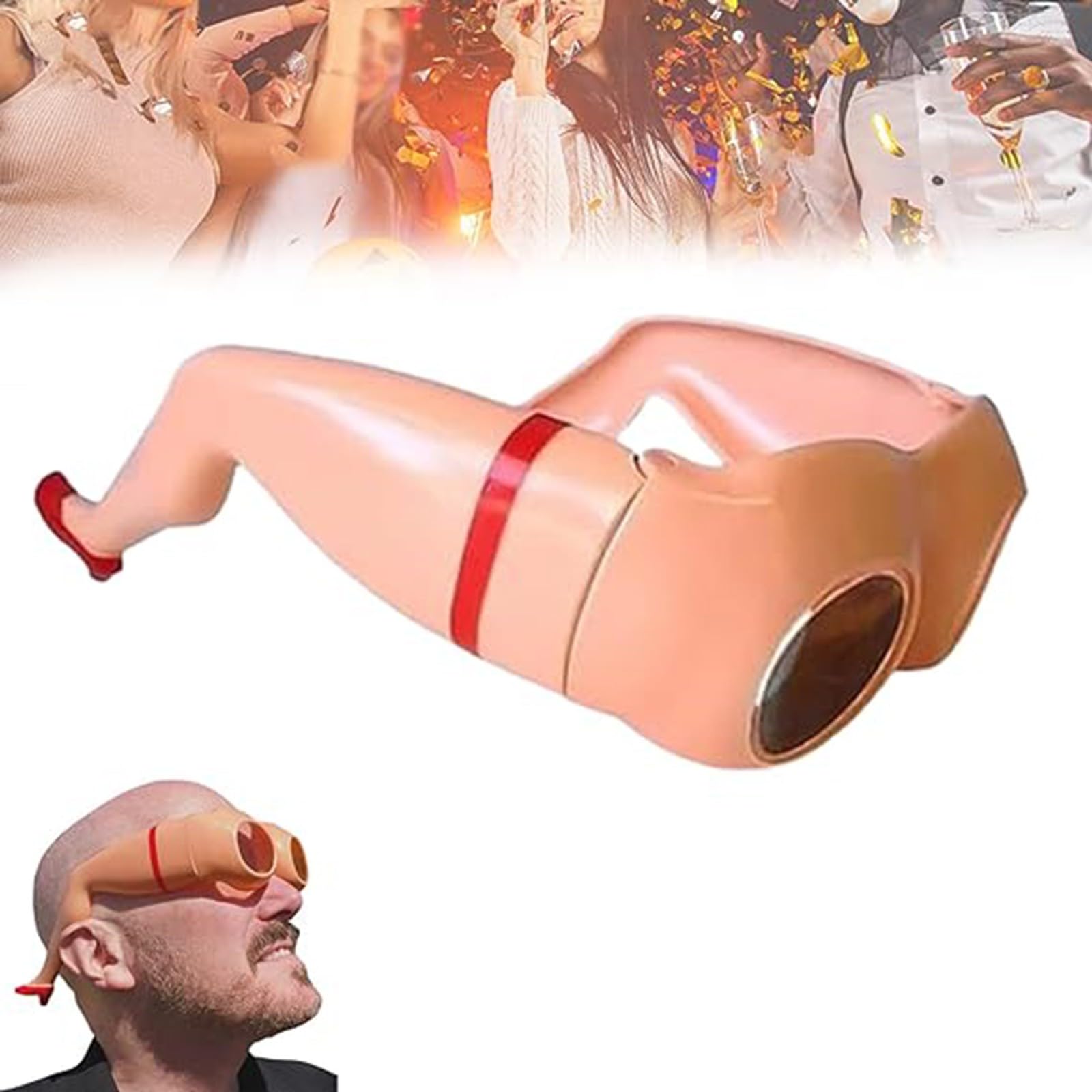 Funny Novelty Leg & Buttocks Sunglasses for Adults - Hilarious Party Costume Glasses & Gag Gift - Perfect for Halloween, Bachelorette Parties, and Prank Gifts