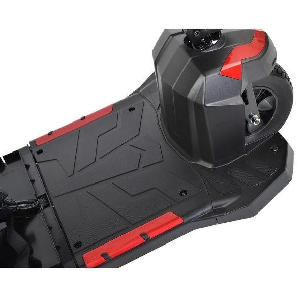 Drive Medical Ventura DLX Deluxe 3 Wheel Mobility Scooter - Lightweight Electric Scooter for Adults & Seniors - Indoor/Outdoor Use for Shopping, Travel & Daily Mobility