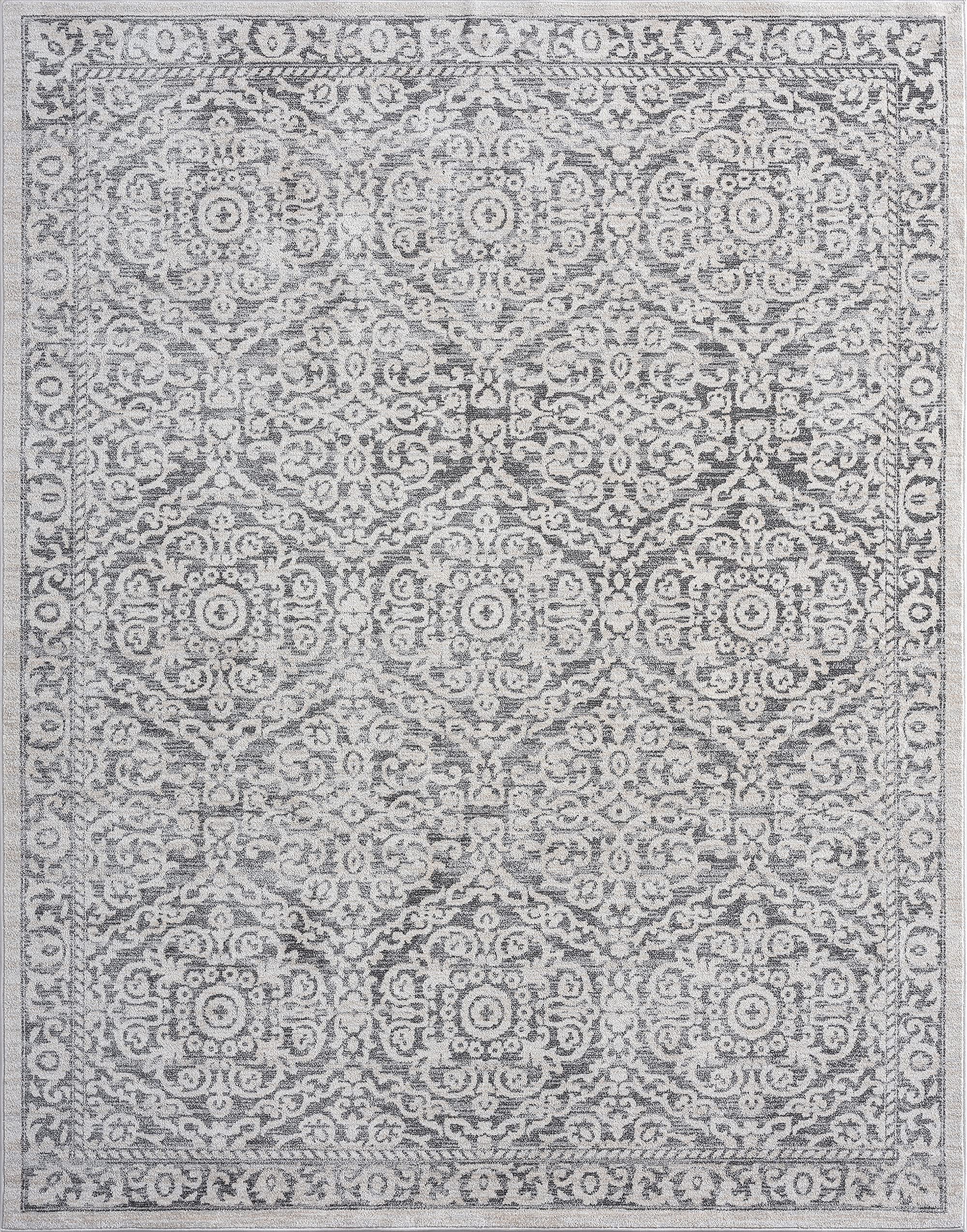 Tayse Geraldine Cream 8x10 Area Rug - Traditional Floral Carpet for Living Room, Bedroom, Dining Room, Kitchen & Entryway - Large Soft Floor Mat for Home Decor - Alfombras para Salas Grandes - Perfect for Cozy Living Spaces & Elegant Home Styling