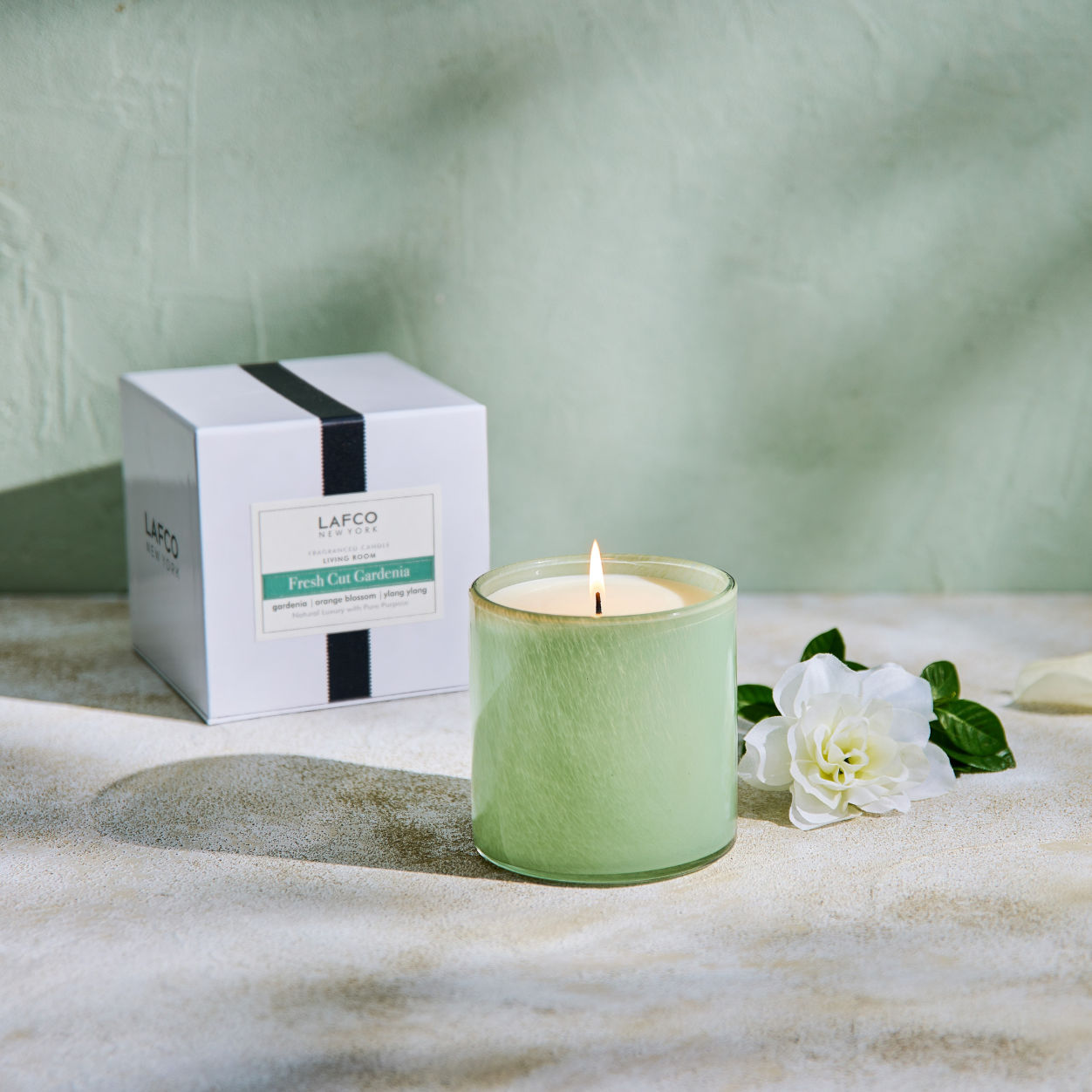 Fresh Cut Gardenia Scented Candle - Long-Lasting Fragrance for Home, Spa & Romantic Ambiance | Perfect for Relaxation, Meditation & Aromatherapy