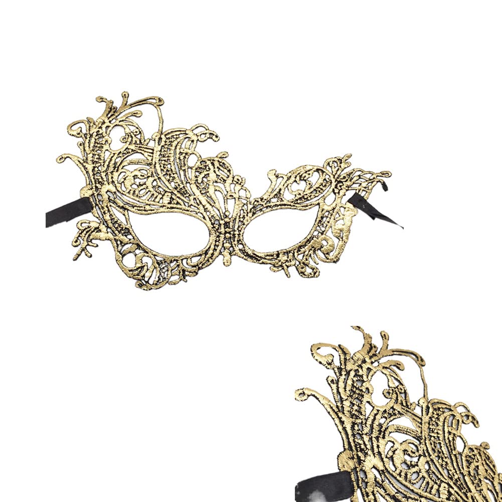 Honkenda 4-Pack Multicolored Venetian Lace Masquerade Masks for Women - Elegant Carnival, Ball, Halloween & Cosplay Costume Accessories | Perfect for Mardi Gras, Themed Parties & Costume Events