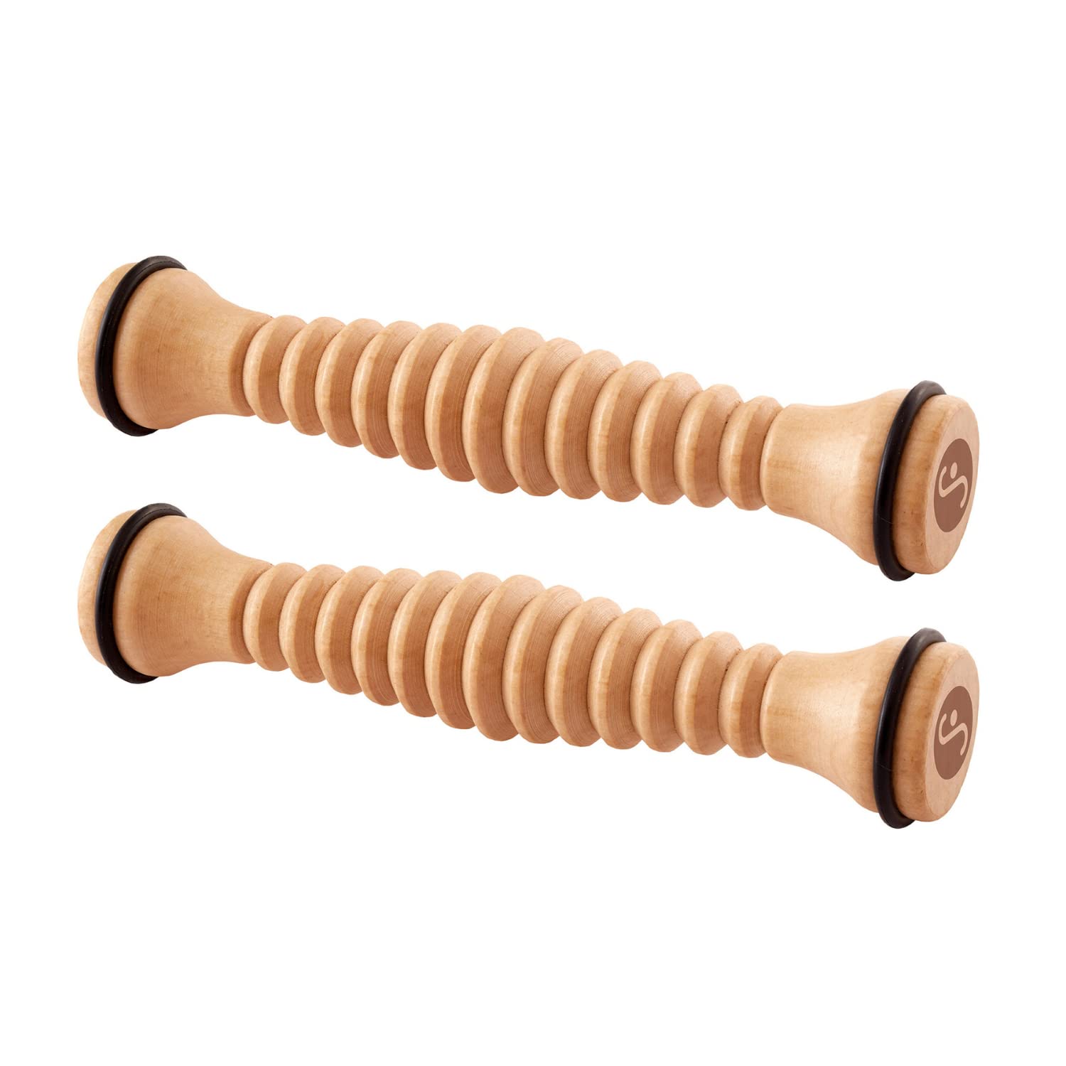Wooden Foot Roller for Plantar Fasciitis Relief - 2 Pack Acupressure Massager for Foot Pain, Stress Relief & Improved Circulation - Perfect for Home, Office & Post-Workout Recovery
