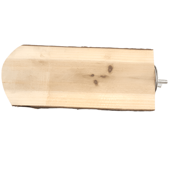 Natural Moss Hollow Wood Perch for Birds - Handmade Wooden Bird Perch with Hollow Design - Perfect for Parrots, Cockatiels & Small Birds - Ideal for Cages, Aviaries & Play Gyms