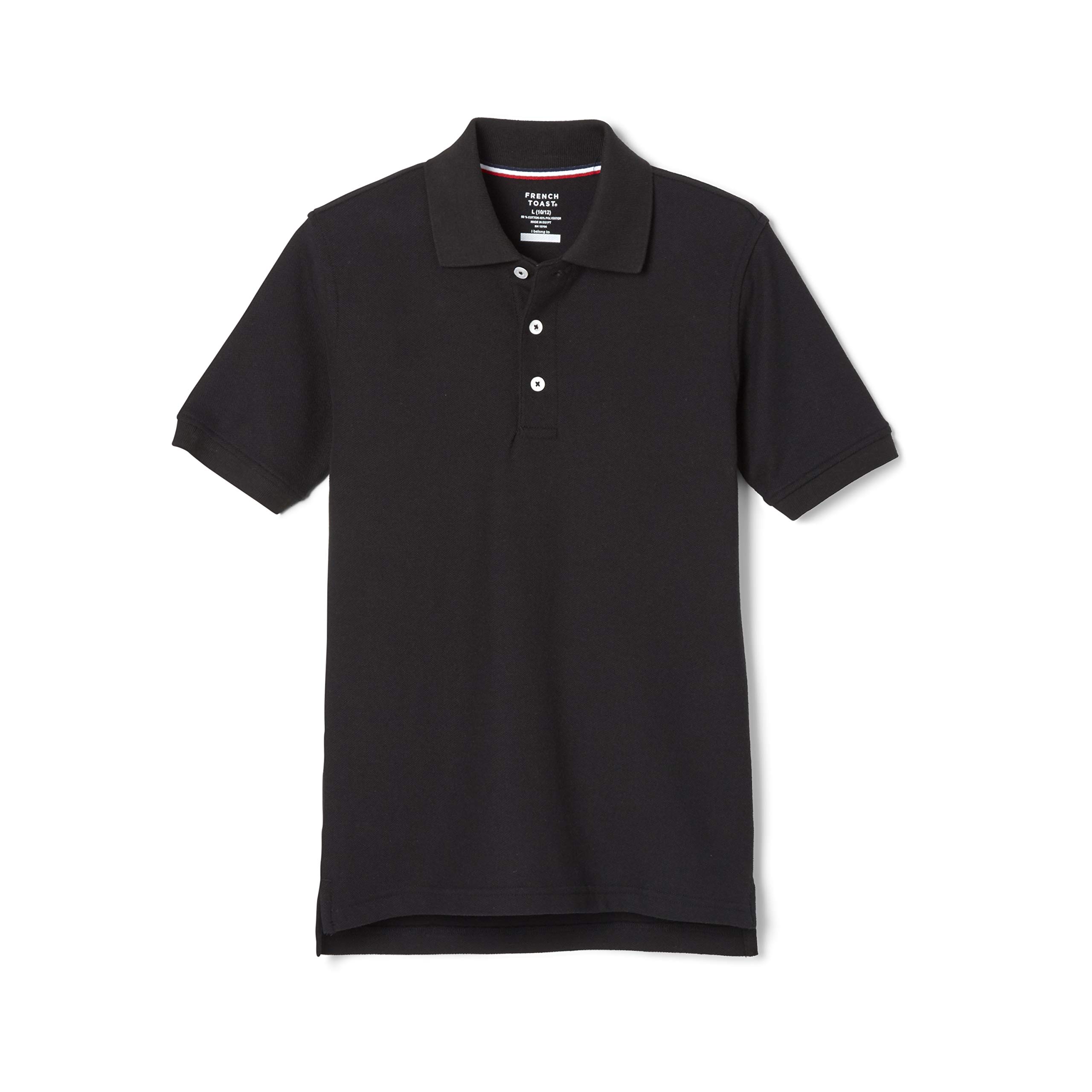 French Toast Boys Short Sleeve Pique Polo Uniform Shirt - Standard & Husky Sizes - Comfortable School Uniform for Boys - Perfect for School, Church, and Special Occasions