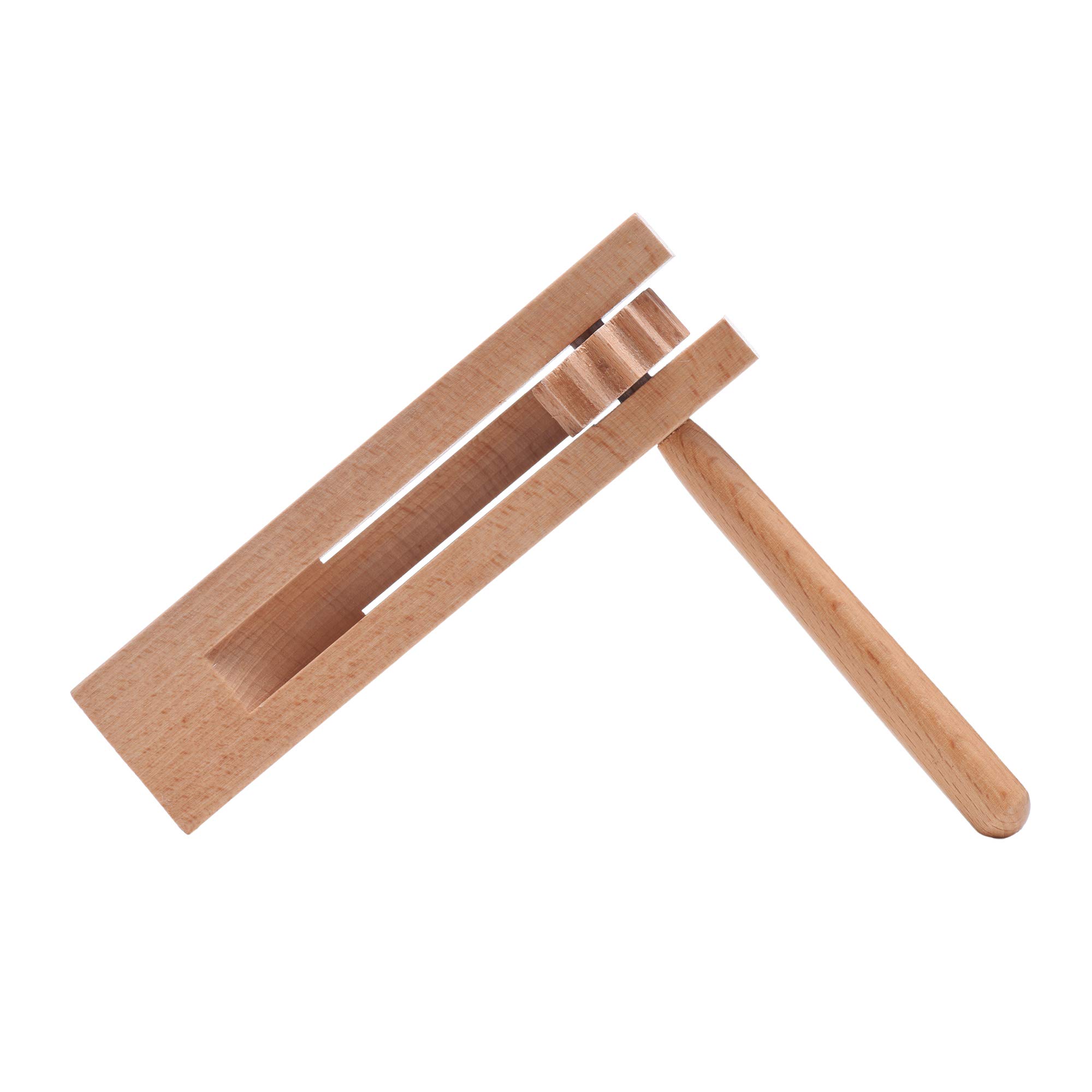 Wooden Spinning Ratchet Noise Maker Grogger - Traditional Matraca Toy for Parties, Sports Events, Celebrations & Jewish Purim - 1 Pack - Perfect for Festivals, Cheering & Holiday Fun