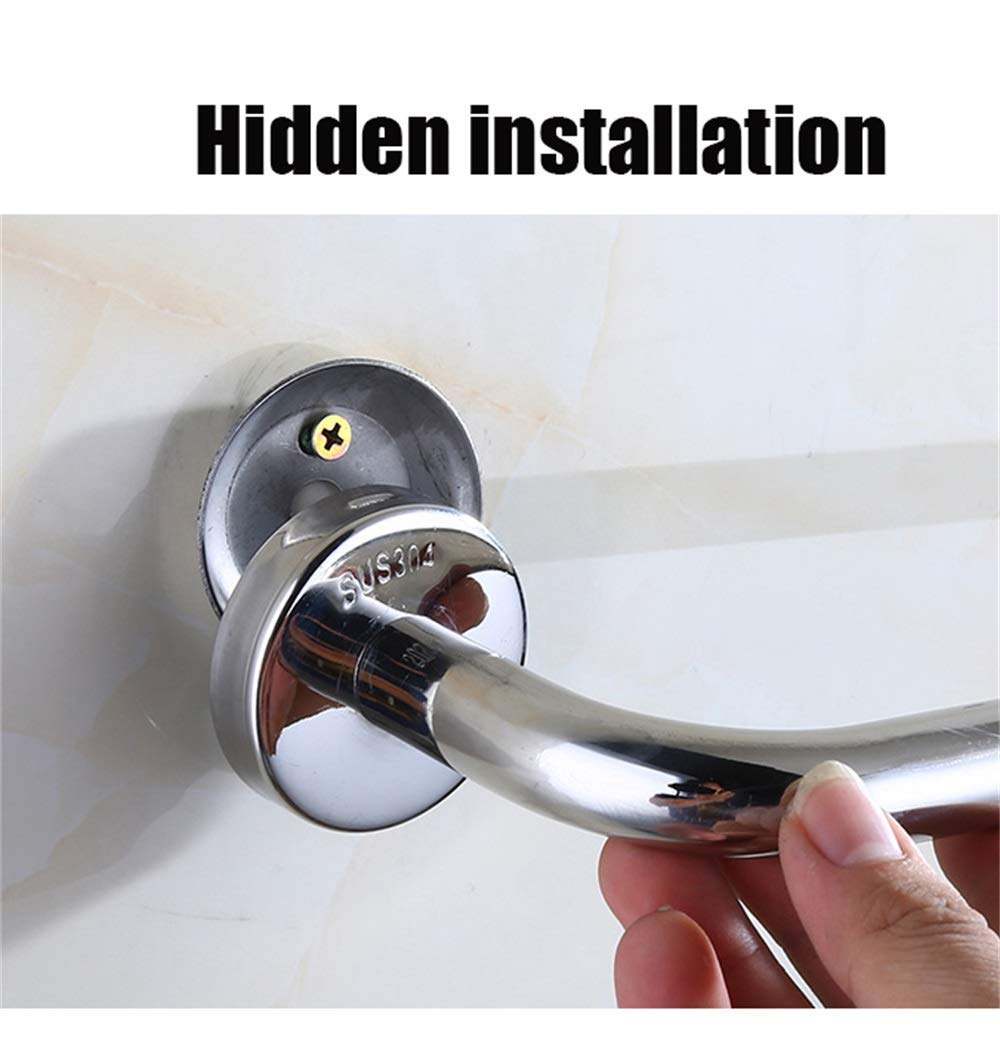 Stainless Steel Bathroom Towel Rack - 27.5