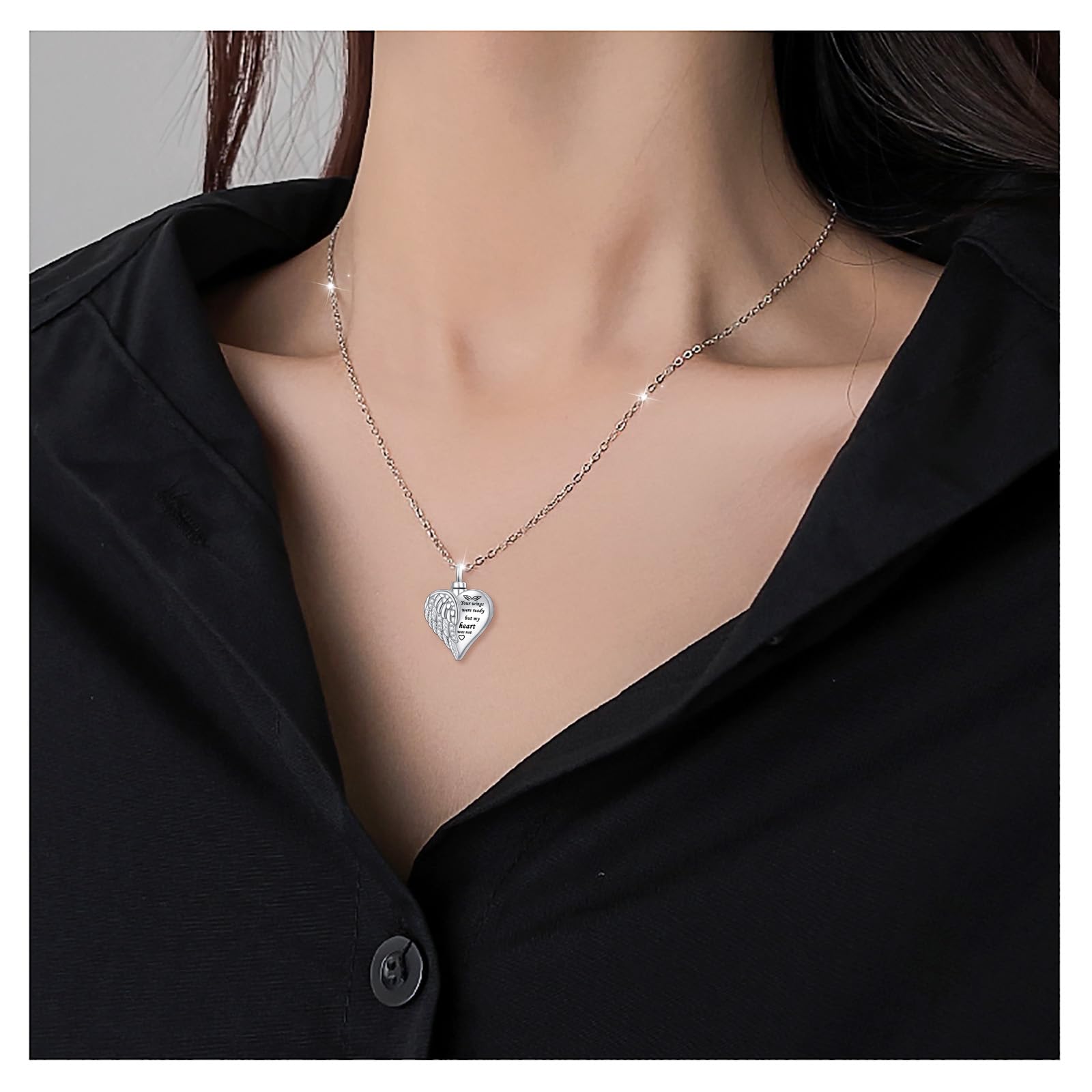 925 Sterling Silver Celtic Urn Necklace for Women - Butterfly, Tree of Life, Angel Wings, Irish Claddagh & Guitar Memorial Jewelry | Ashes Keepsake, Loss Remembrance Gift for Easter, Day of the Dead & Special Occasions