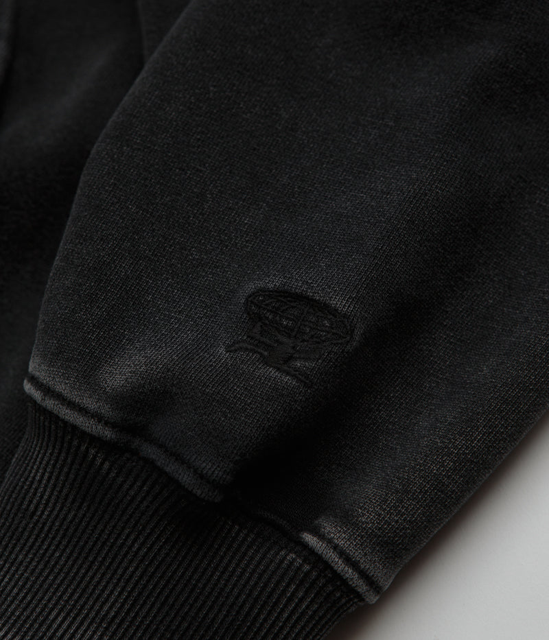 Butter Goods Basic Hoodie - Washed Black | Men's & Women's Casual Pullover Sweatshirt for Everyday Wear & Street Style