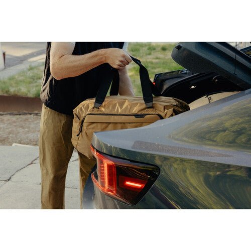 Peak Design Travel Duffel Bag 50L - Waterproof Carry-On Duffel for Travel & Adventure - Perfect for Camping, Hiking & Air Travel (Coyote Color)