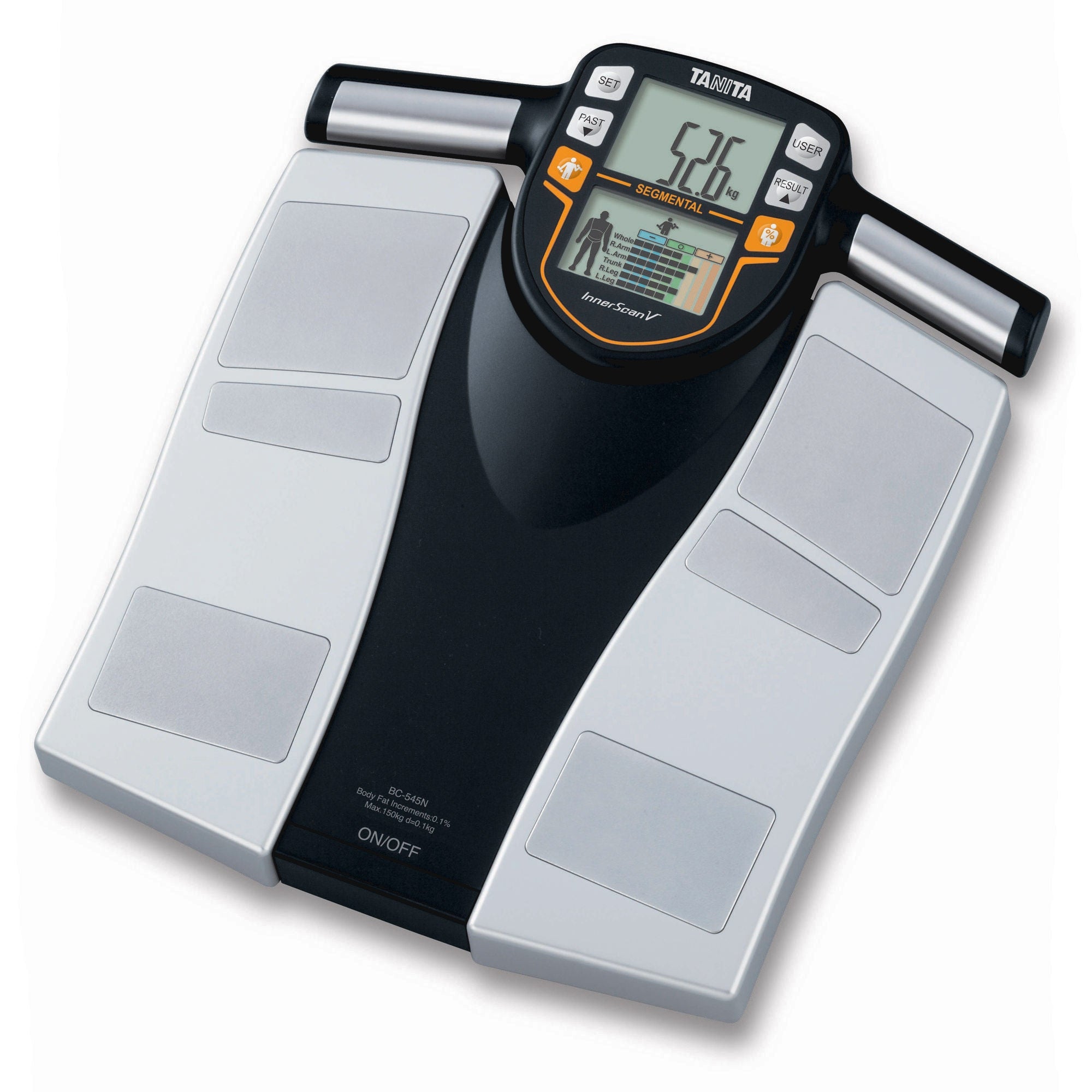 BC 545N Segmental Body Composition Monitor - Accurate Body Fat & Muscle Mass Analyzer for Home & Gym Use