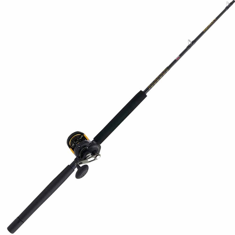 Penn Squall II Lever Drag Fishing Reel and Rod Combo - Saltwater & Freshwater Fishing Gear for Offshore, Inshore, and Bass Angling