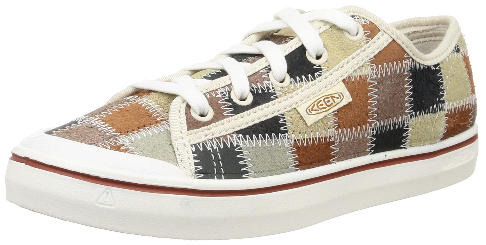 KEEN Women's Elsa Harvest Upcycled Casual Sneakers - Comfortable & Eco-Friendly Walking Shoes for Hiking, Travel & Everyday Wear