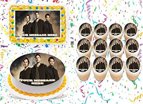 Supernatural Edible Image Personalized Cupcakes Frosting Sugar Sheet - 8