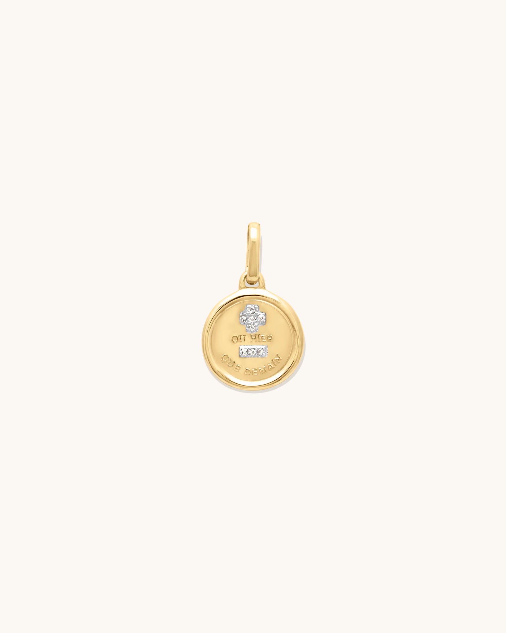 Love Token Pendant Round Necklace - Sterling Silver Romantic Jewelry Gift for Her | Perfect for Anniversaries, Valentine's Day & Special Occasions