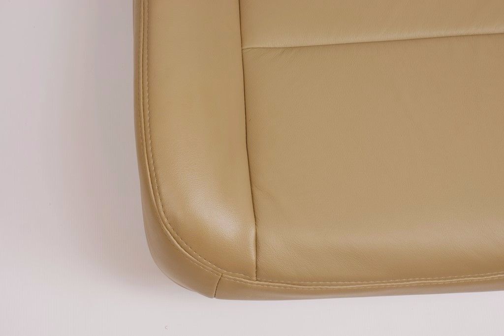 2002-2006 Ford F250 F350 Genuine Leather Bottom Seat Cover - Tan Color | Perfect for Truck Drivers & Road Trips | Durable & Comfortable Replacement Seat Cover