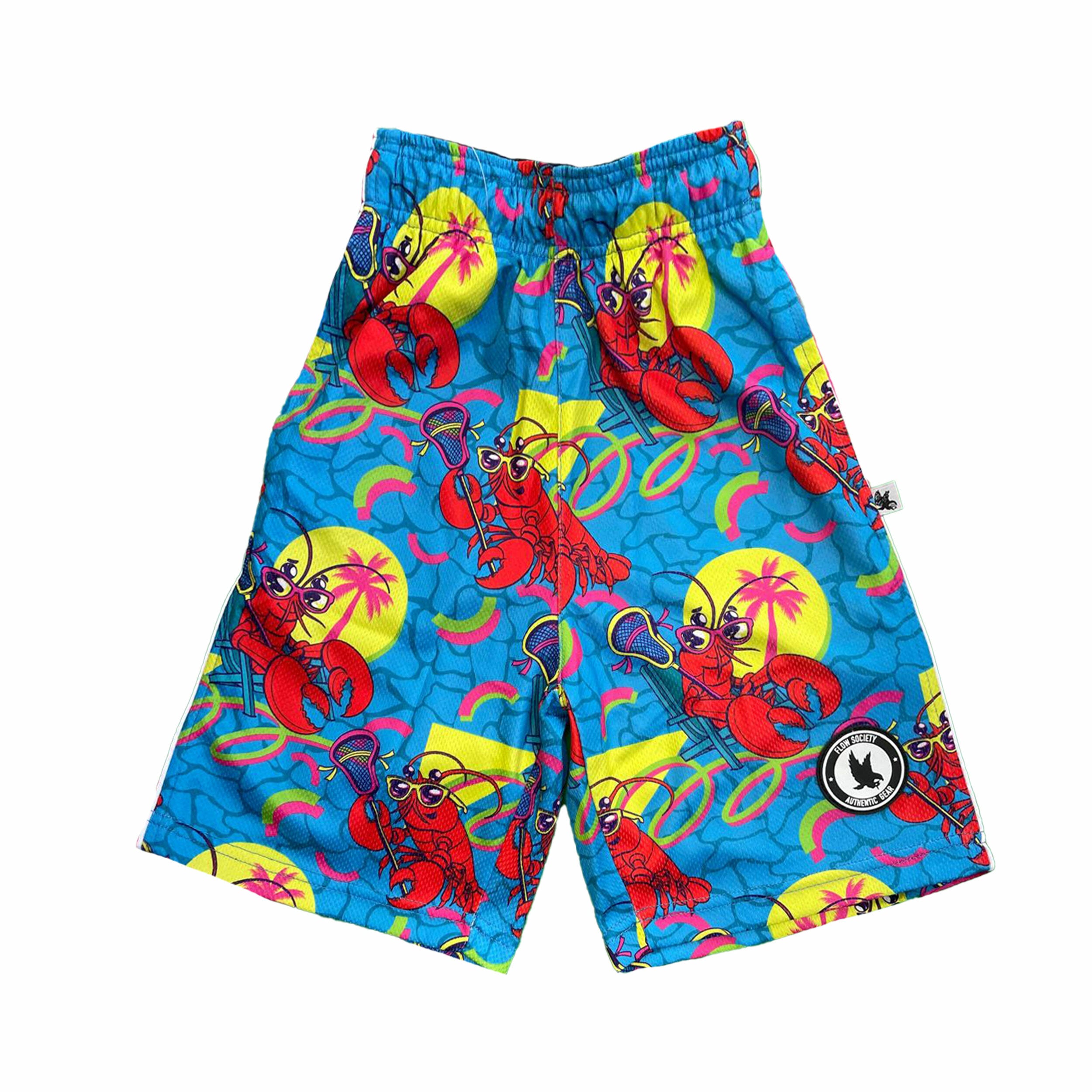 Men's Lobster Lax Shorts - Comfortable Casual & Athletic Wear for Gym, Running, and Everyday Use