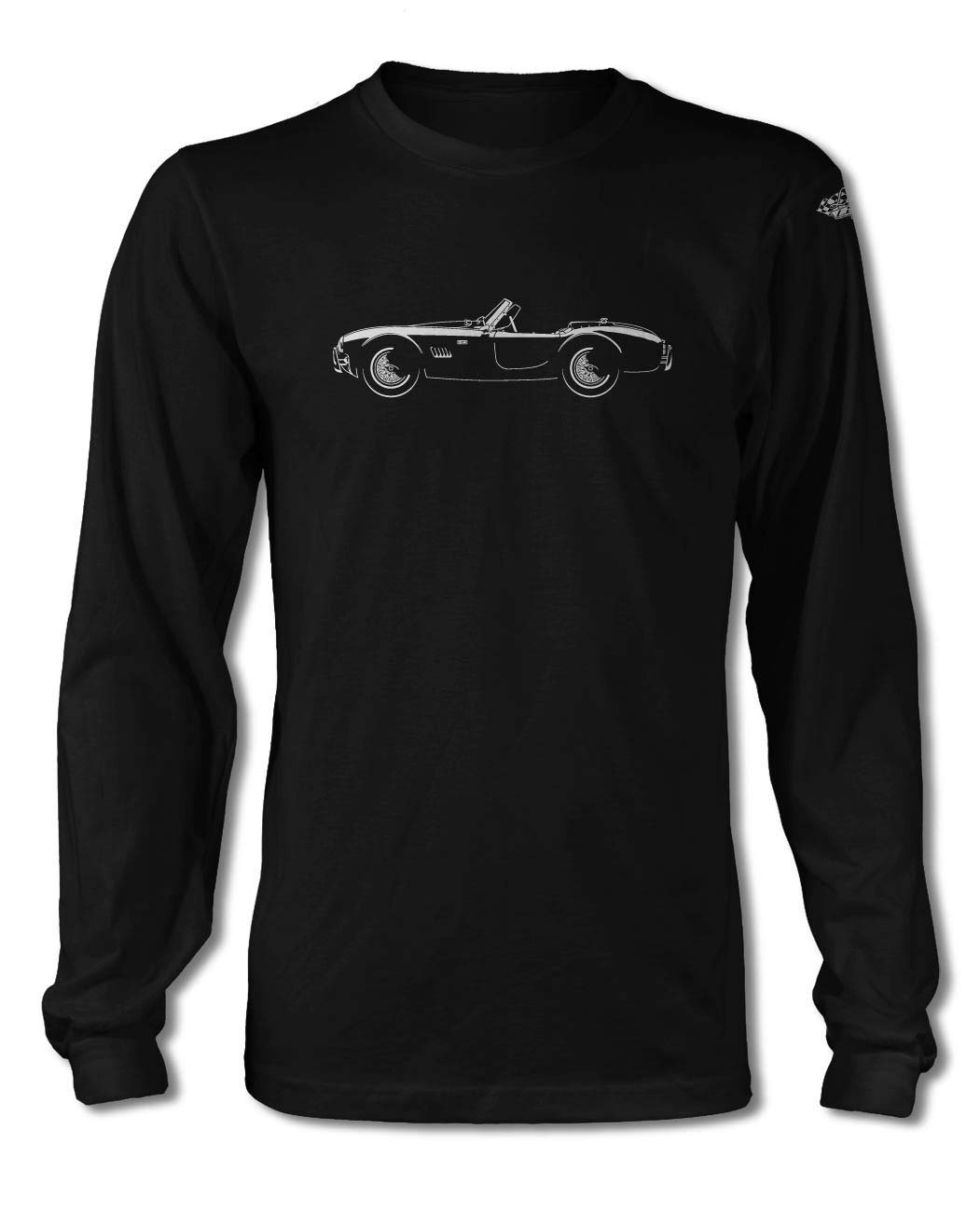 1965 AC Shelby Cobra 289 Long Sleeve T-Shirt - Black Vintage Car Lover's Tee for Men | Perfect for Car Shows, Casual Wear & Gift Giving
