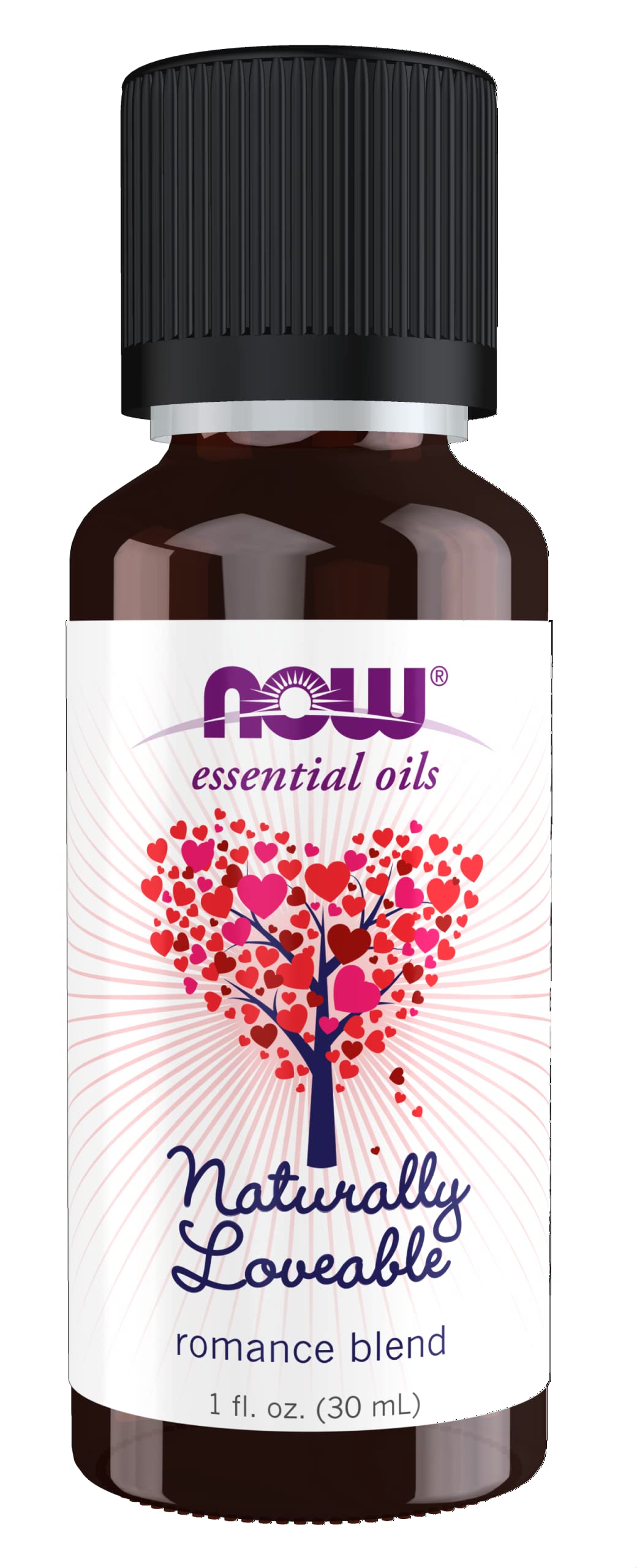 Now Foods Naturally Loveable Oil Blend for Romance - 1 oz Aromatherapy Essential Oil for Relaxation, Massage & Intimate Moments