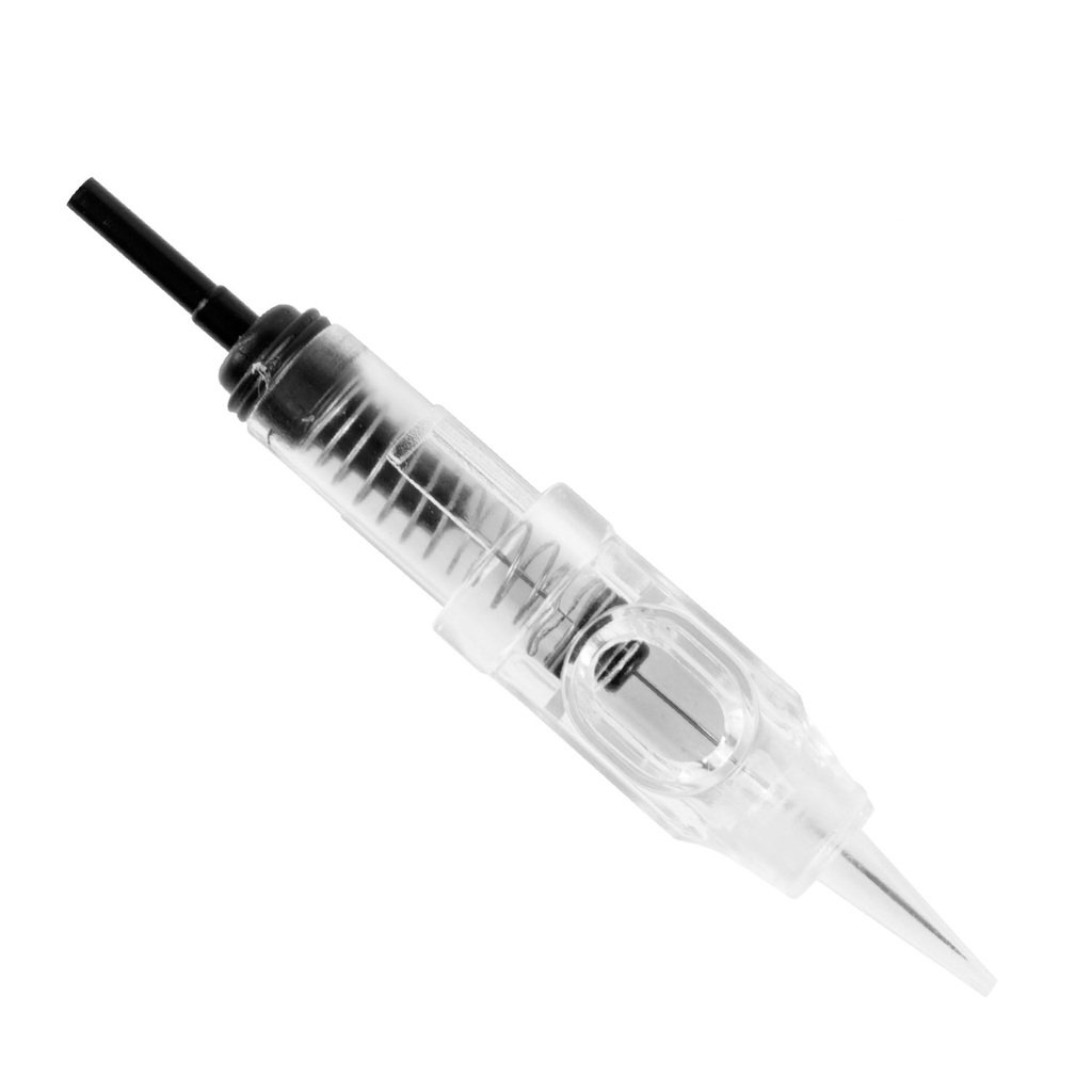 1RL 10PCS Disposable Tattoo Needles & Permanent Makeup Needles - Professional Single Round Liner for Eyebrow, Eyeliner & Lip Tattoo - Safe Sterile Packaging