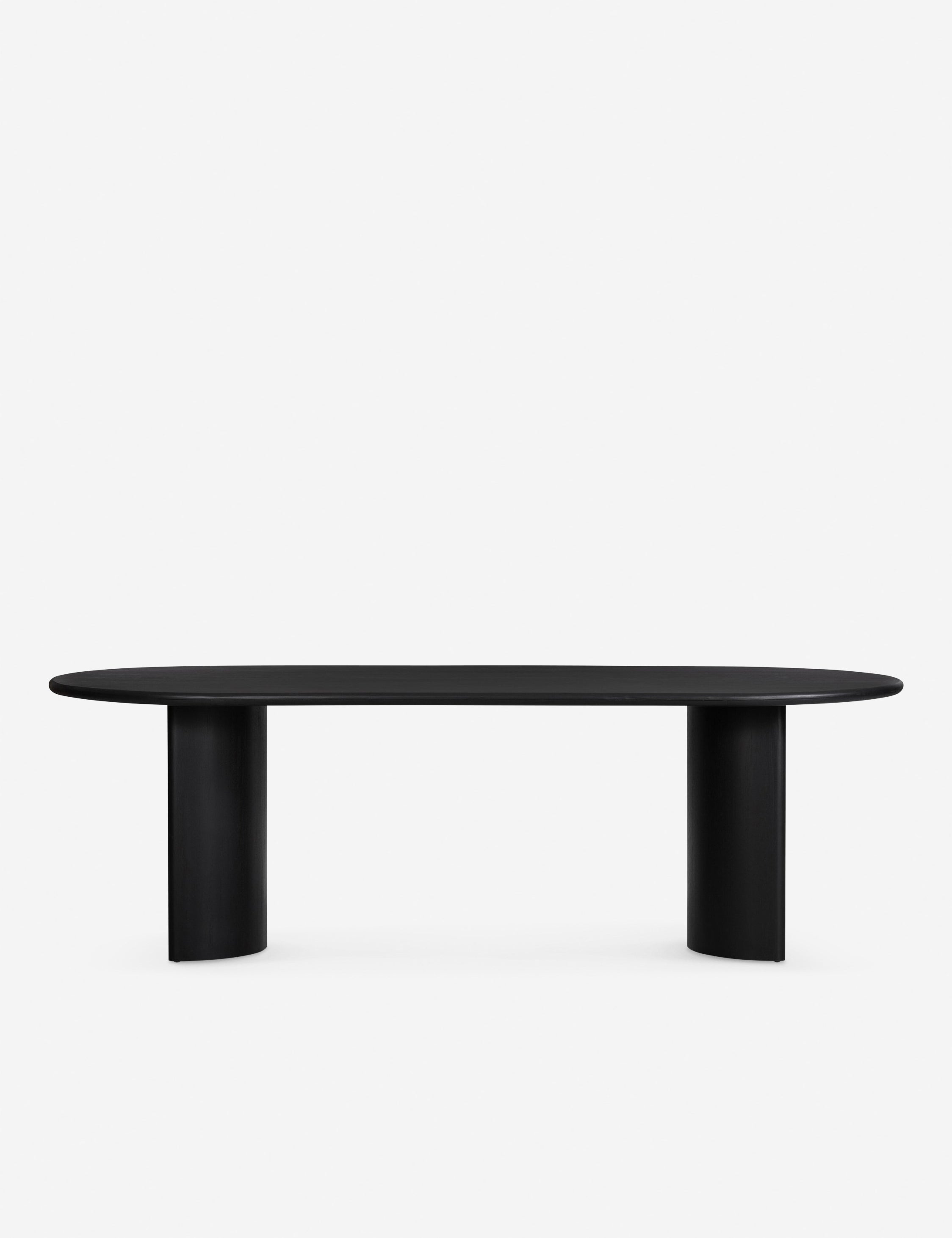 Modern Gilda Oval Dining Table - Solid Wood Kitchen Table for 6 - Perfect for Family Dinners & Entertaining Guests