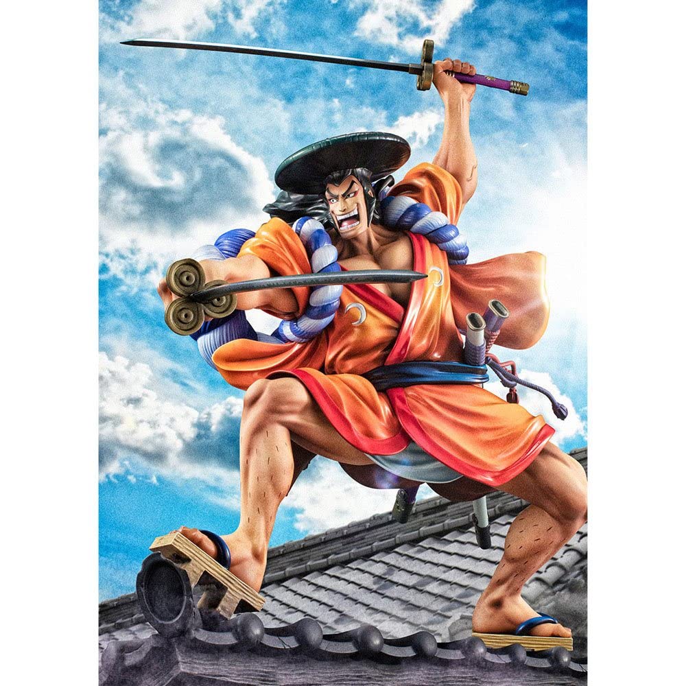 Megahouse Portrait of Pirates One Piece Warriors Alliance Oden Kozuki Action Figure - Multiple Colors (MH71623) | Anime Collectible for Display & Gift