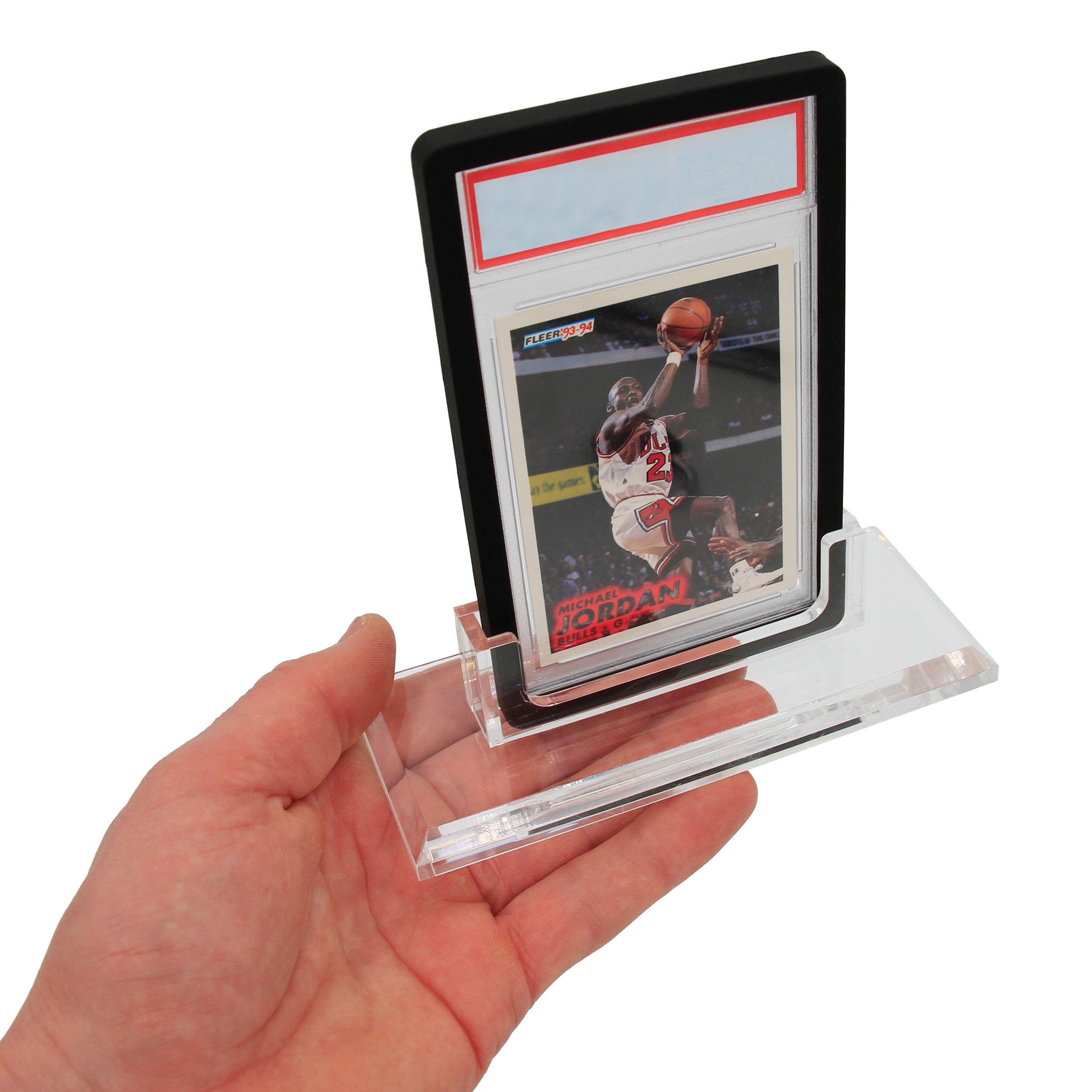Professional Graded Card Display Stands - 3 Pack PSA/BGS/SGC/CGC Compatible Card Holder with Base - Perfect for Sports Card Collectors & Trading Card Game (TCG) Displays