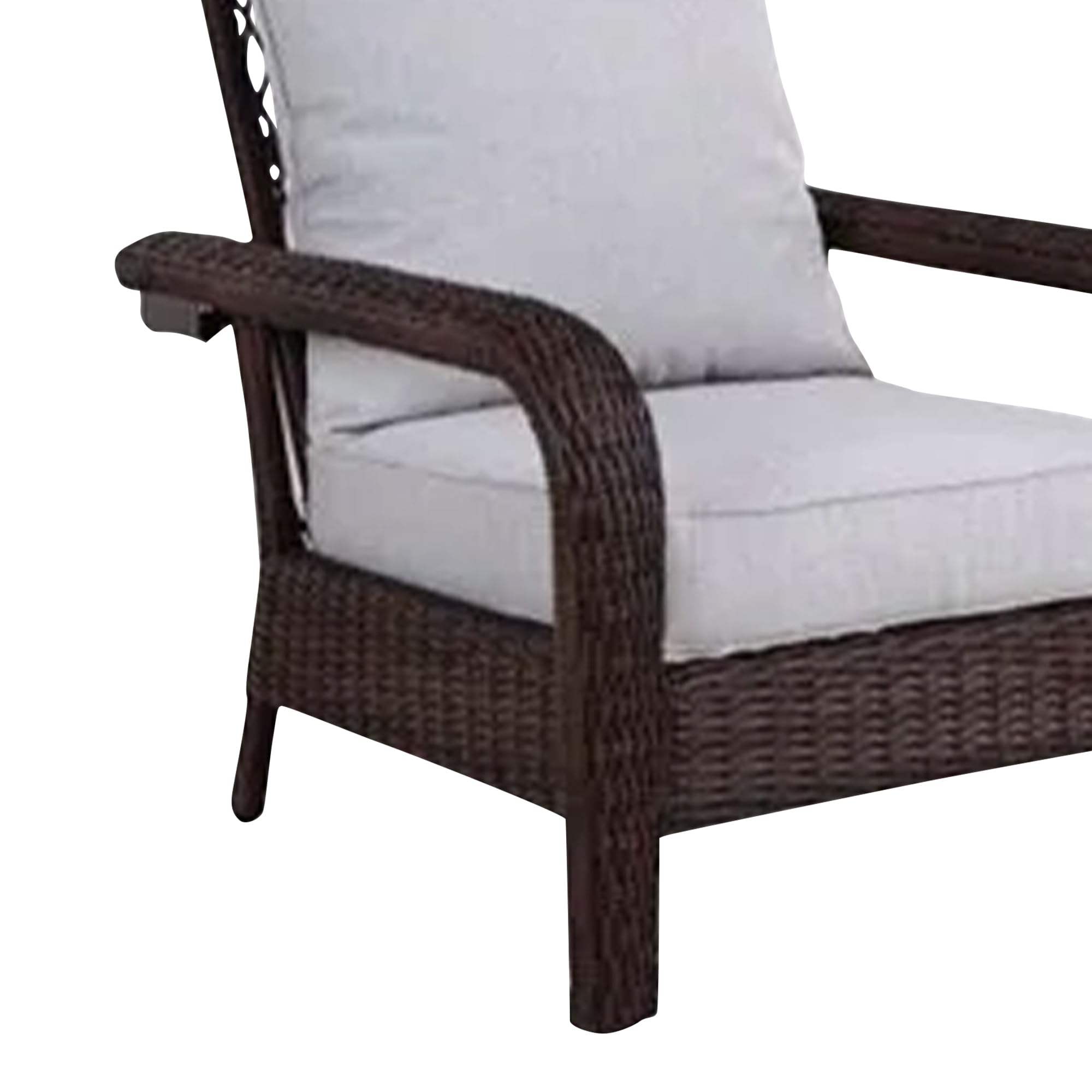 Montego Bay Outdoor Patio Furniture Set - 2 Adjustable All-Weather Cushioned Chairs for Deck, Porch & Garden - Durable Brown Wicker Seating for Relaxing & Entertaining