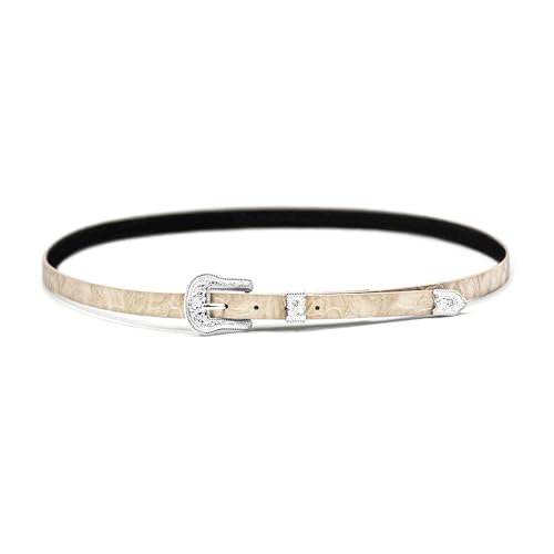 Light Brown Leather Band Silver Buckle
