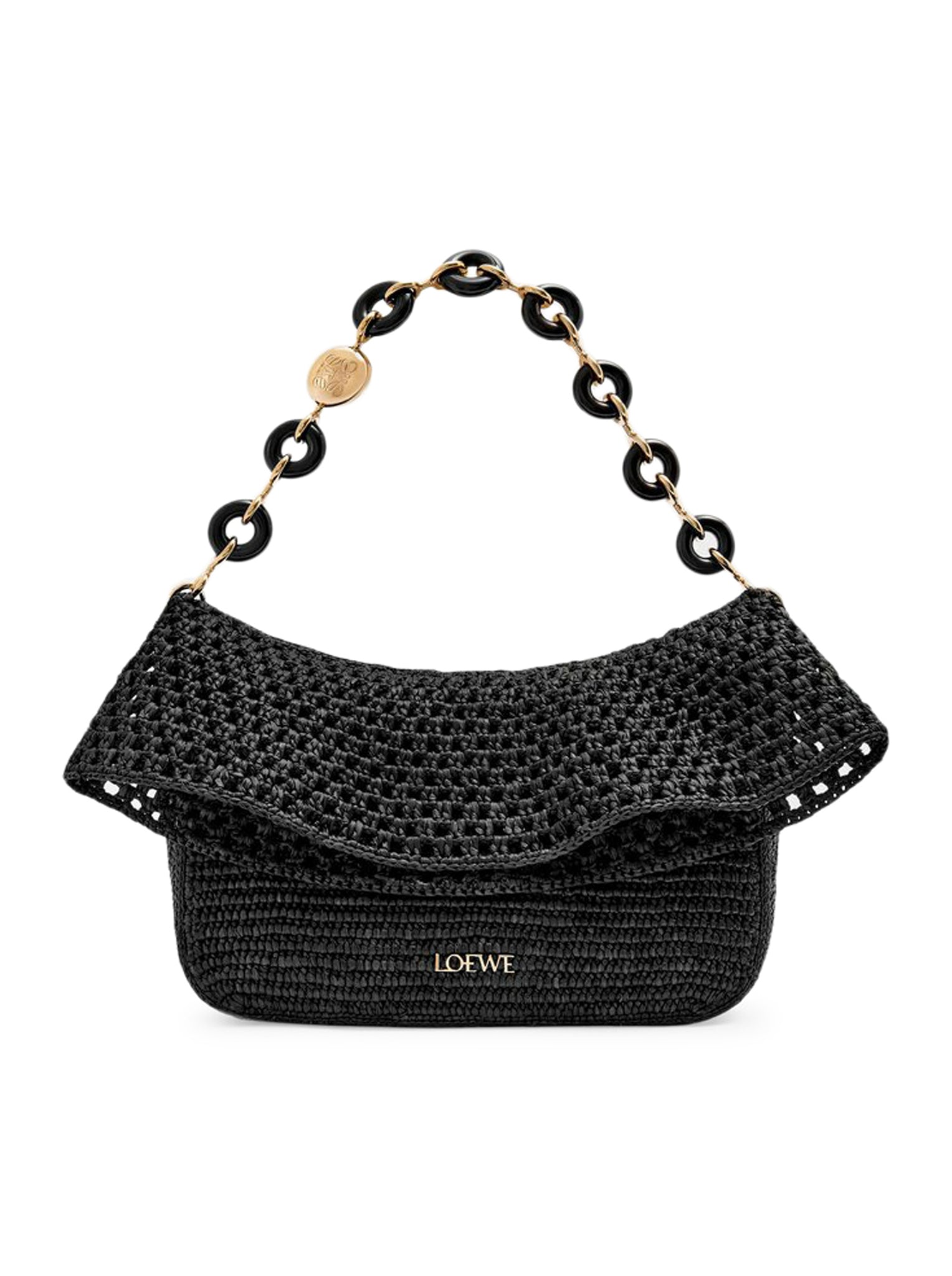 MEDIUM OLA BAG IN RAFFIA AND CALFSKIN - Stylish Women's Handbag for Everyday Use, Work, and Travel Accessories