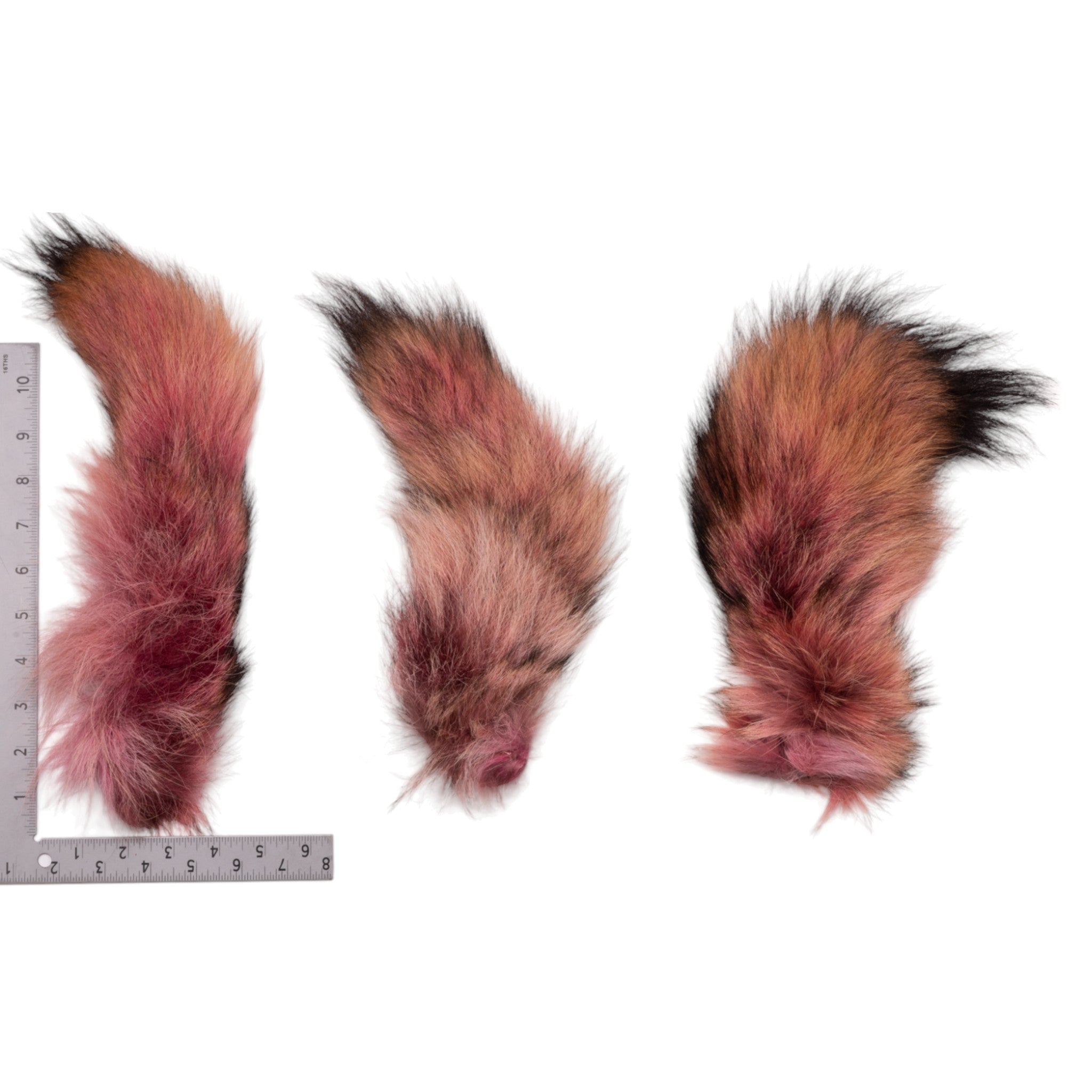 Premium Real Tail Hide - Assorted Animal Species in Pink | Durable & Soft for DIY Crafts, Home Decor, and Fashion Accessories