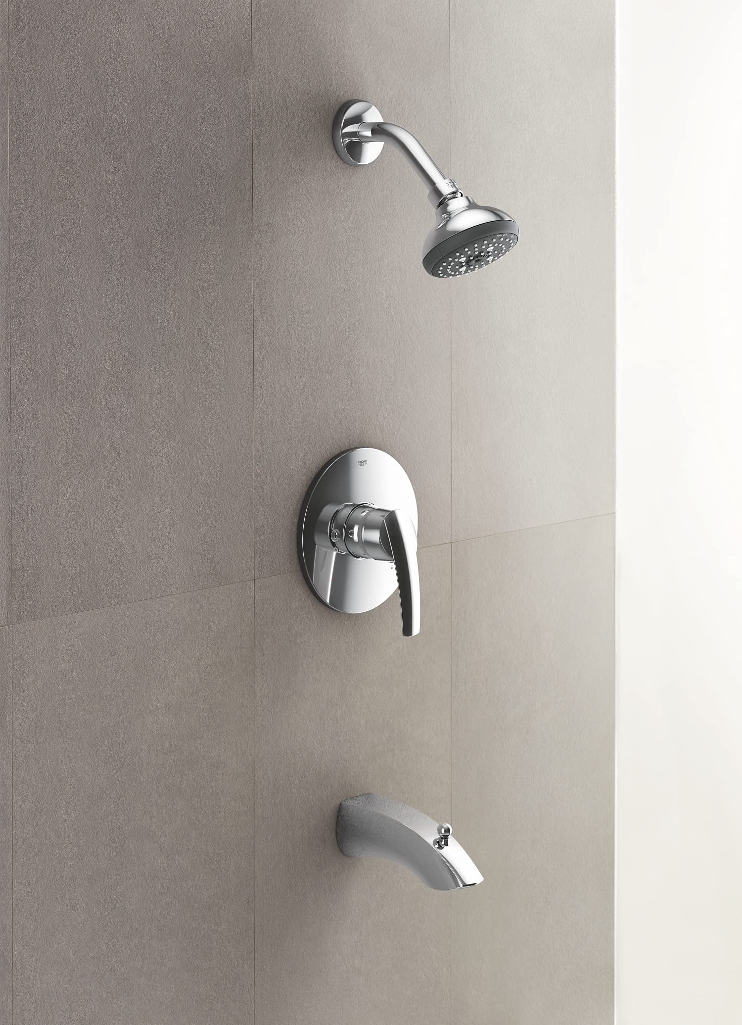 Grohe Start Bath Fitting with In-Wall Body - Automatic Bath/Shower Diverter Valve (Model 23558001) - Perfect for Modern Bathroom Renovations & Spa-Like Shower Experiences