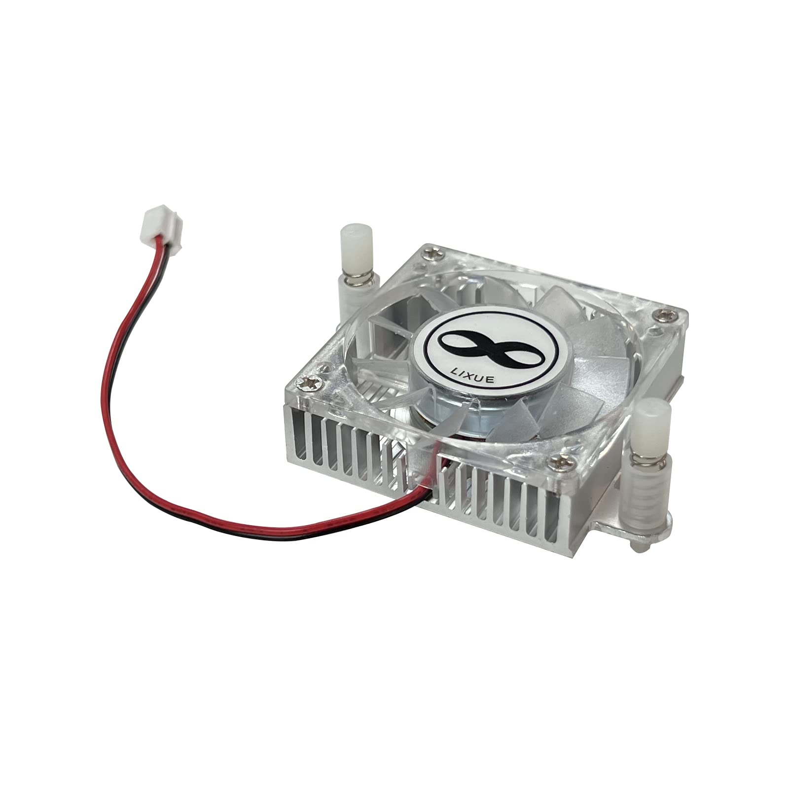 WayPonDEV Acrylic Case for VisionFive2 RISC-V Linux Single Board Computer with Heat Sink - Protective Cover for DIY Projects, Home Automation & IoT Development
