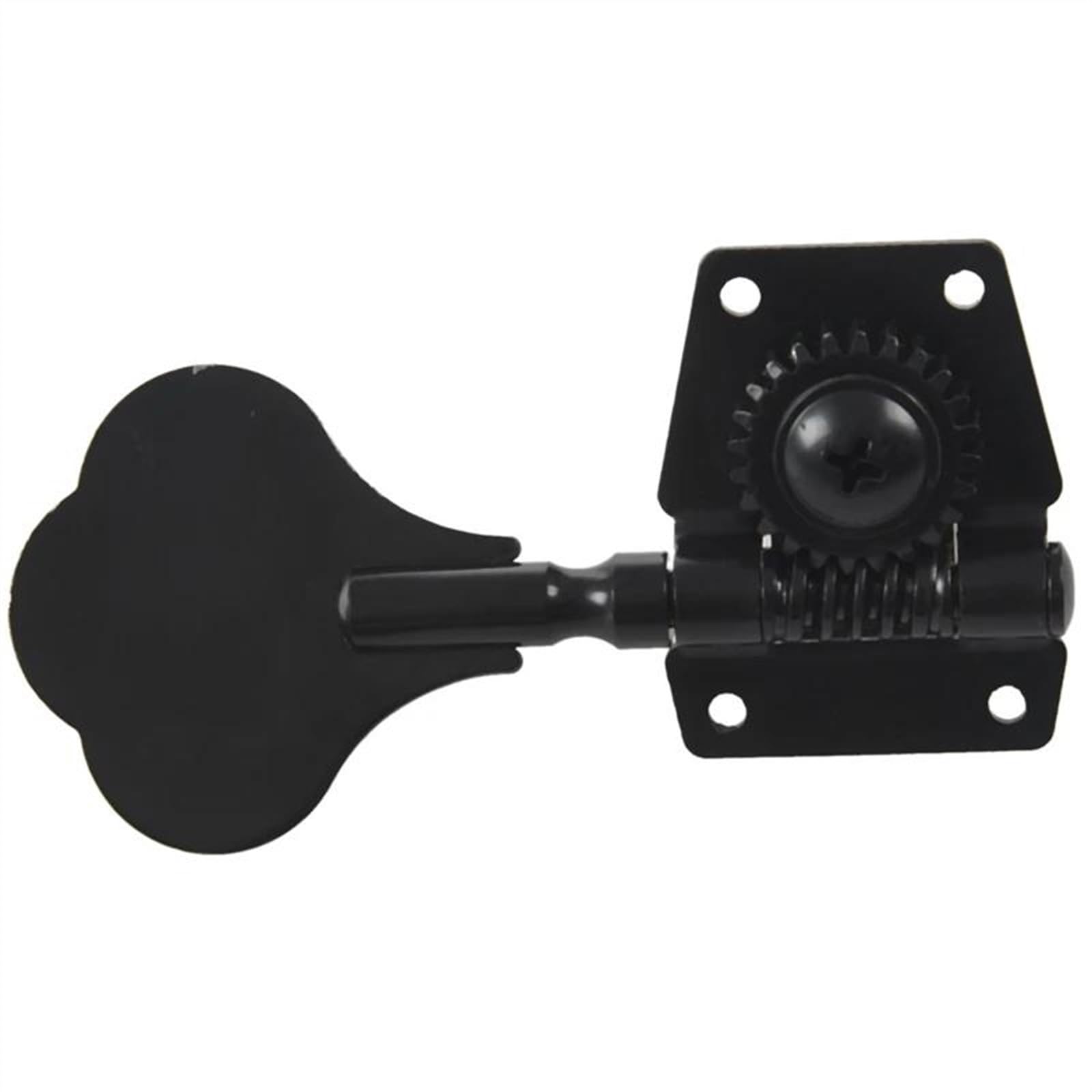 OUSIKA 4-Pack Guitar Tuning Pegs, Electric Bass Tuning Pegs, Open Gear Headstock Parts, String Tuner Peg Set - Perfect for Guitar & Bass Maintenance, Repair, and Upgrades