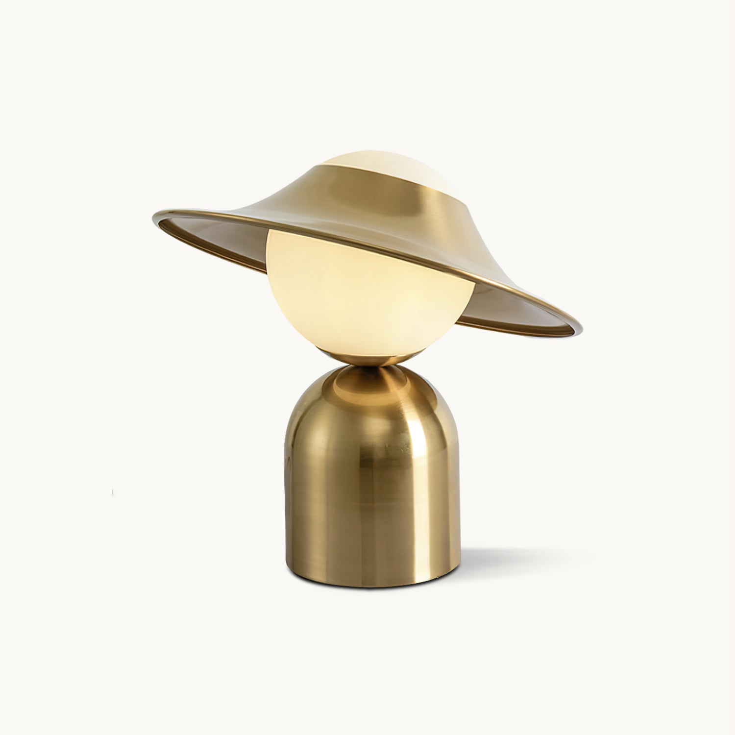 Vintage Hat-Shaped Table Lamp - Unique Decorative Desk Light for Living Room, Bedroom, or Office - Cozy Reading & Ambient Lighting