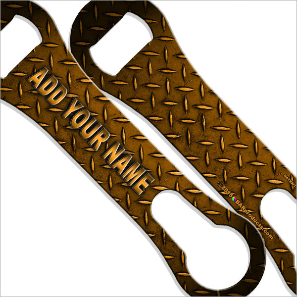 Custom Personalized V ROD® Bottle Opener - Durable Metal Plate with Multiple Color Choices - Perfect for Bars, BBQs, and Motorcycle Enthusiasts