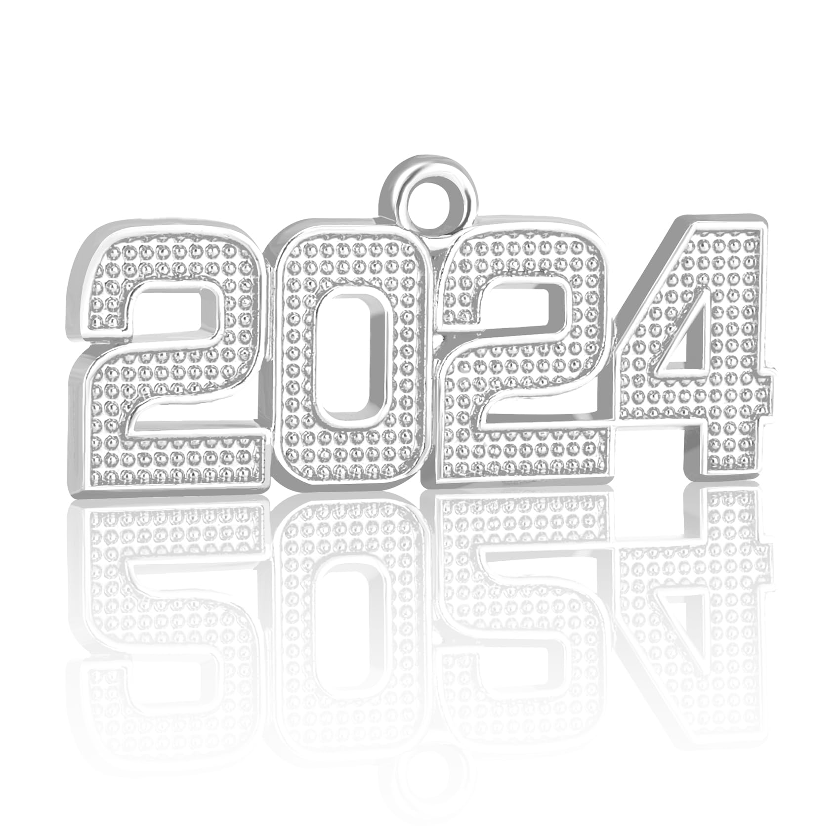 2024 Graduation Charms - Silver 2024 Tassel Charm Pendant for Jewelry Making - Perfect Class of 2024 Graduation Gifts & Keepsakes - Use for Bracelets, Necklaces & DIY Jewelry Projects
