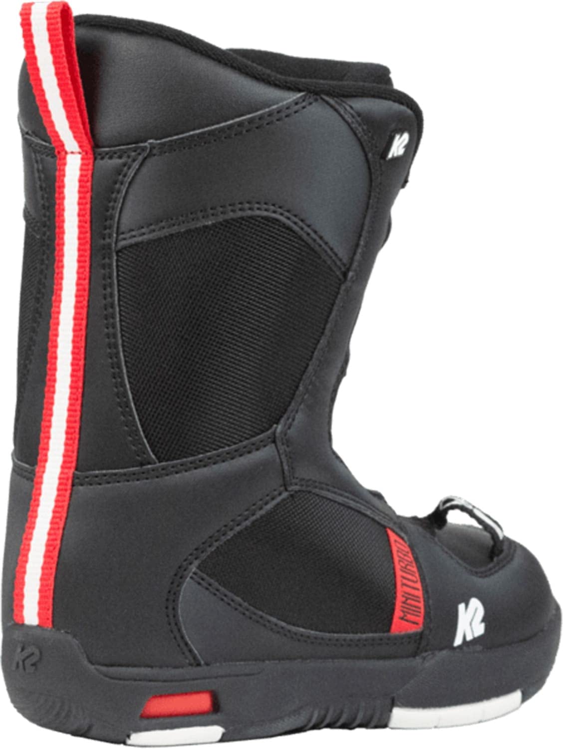 K2 Mini Turbo Kids Snowboard Boots - Black Size 11 | Waterproof Winter Snow Boots for Boys & Girls | Perfect for Ski Resorts & Snowboarding Lessons