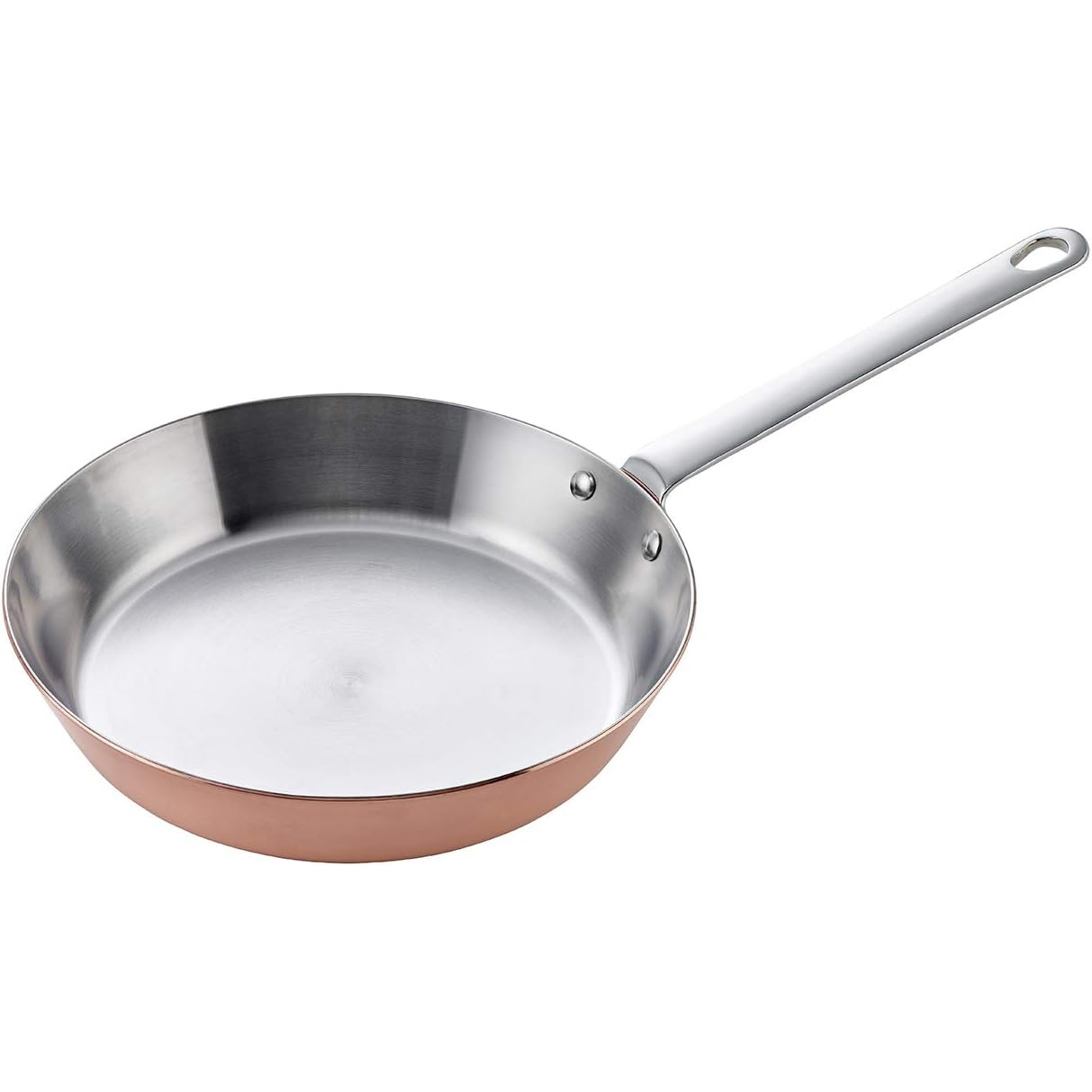 Scanpan Maitre D' 10.25-Inch Copper Induction Fry Pan - Nonstick Skillet for Sauteing, Frying & Cooking on Induction Stovetops - Perfect for Home Chefs & Professional Kitchens